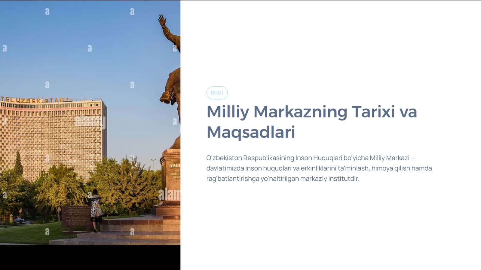 O'zbekiston Respublikasining Inson Huquqlari Bo'yicha Milliy Markazi: Vazifalari va Roli 3