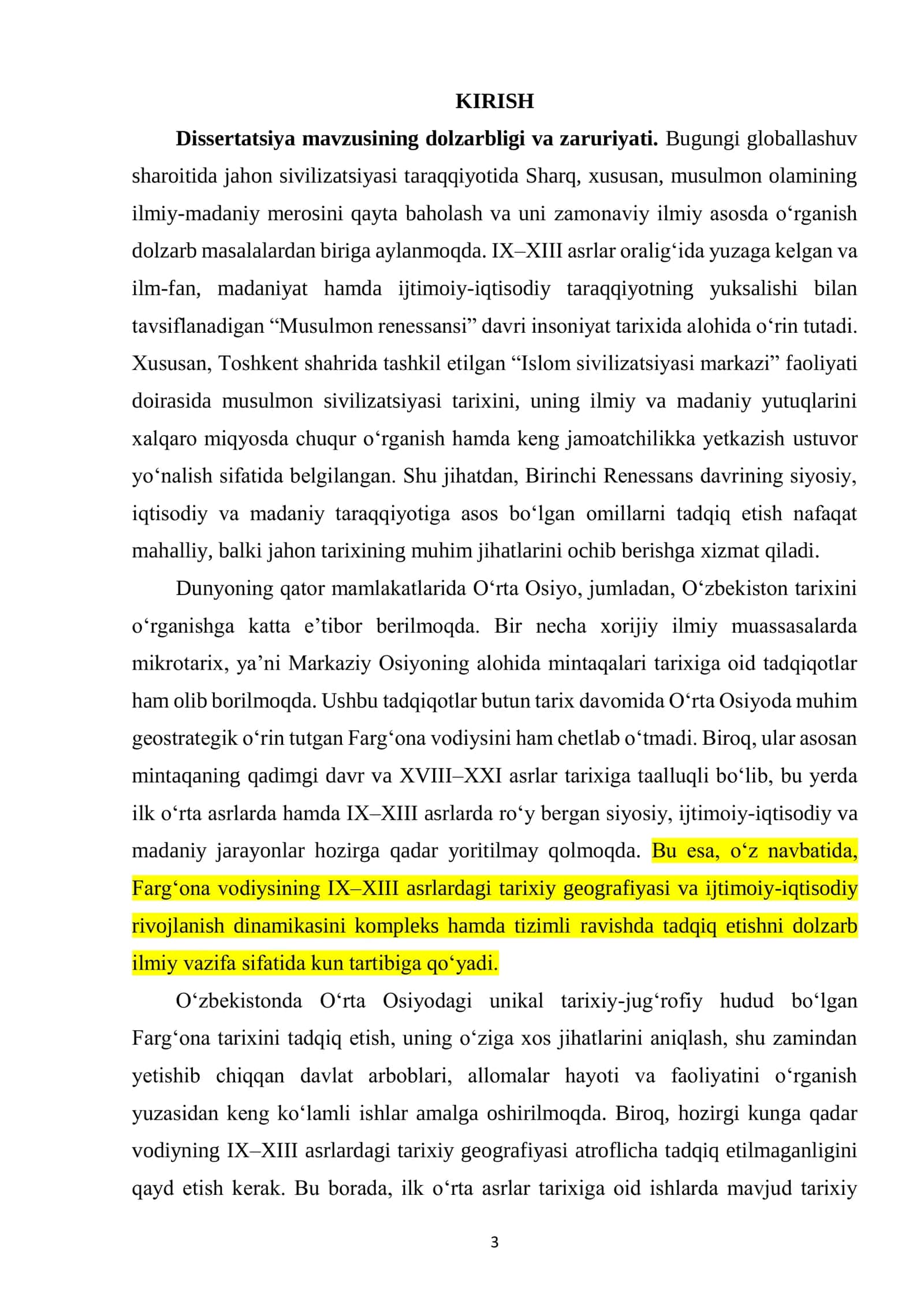ARAB TILLI MANBALARDA FARG‘ONA VODIYSI TARIXIY GEOGRAFIYASI (IX – XIII ASRLAR) 3