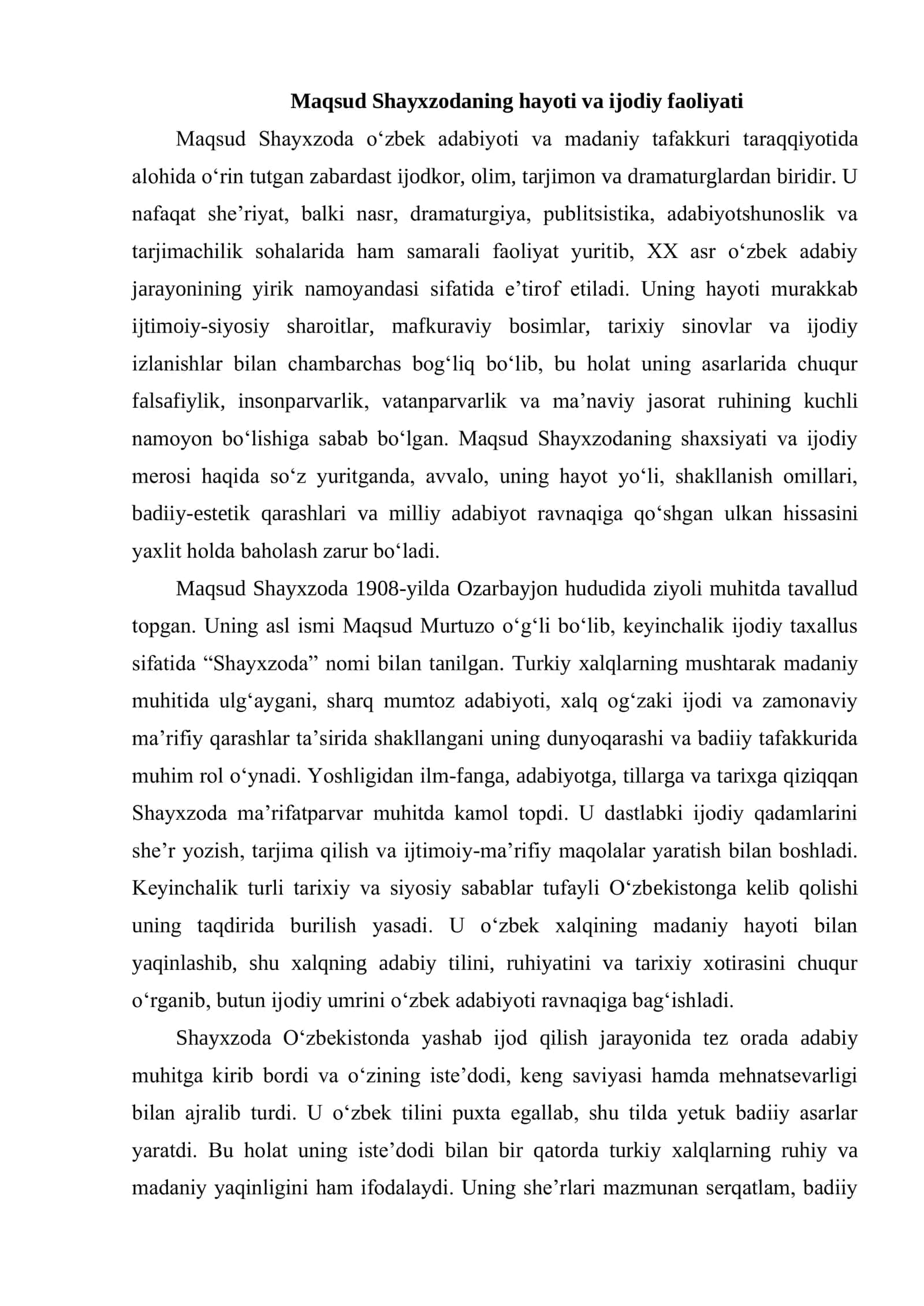 Maqsud shayxzoda navoiyshunos 3