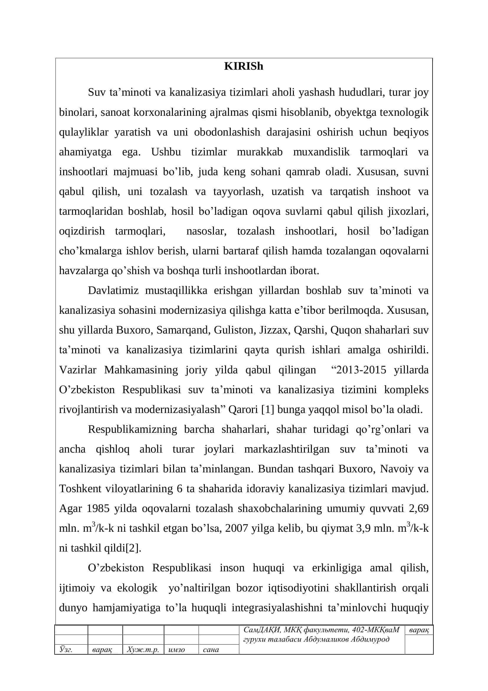 Muhandislik kommunikasiyalari qurilishi 3