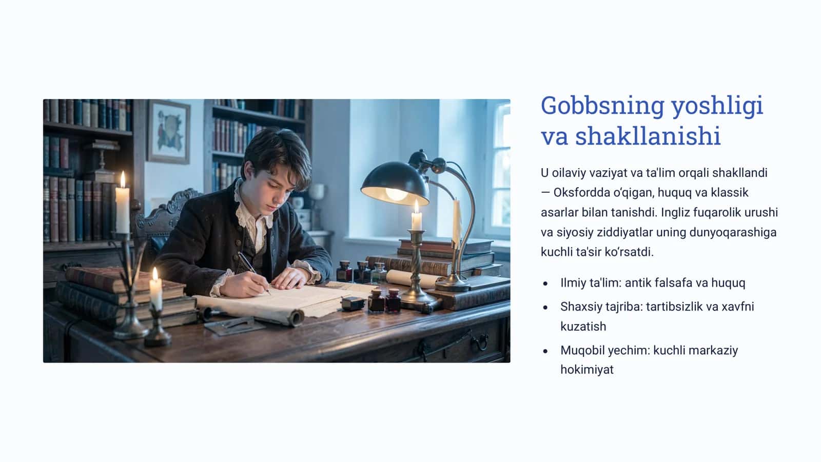 Tomas Gobbs Hayoti va Falsafasi 3