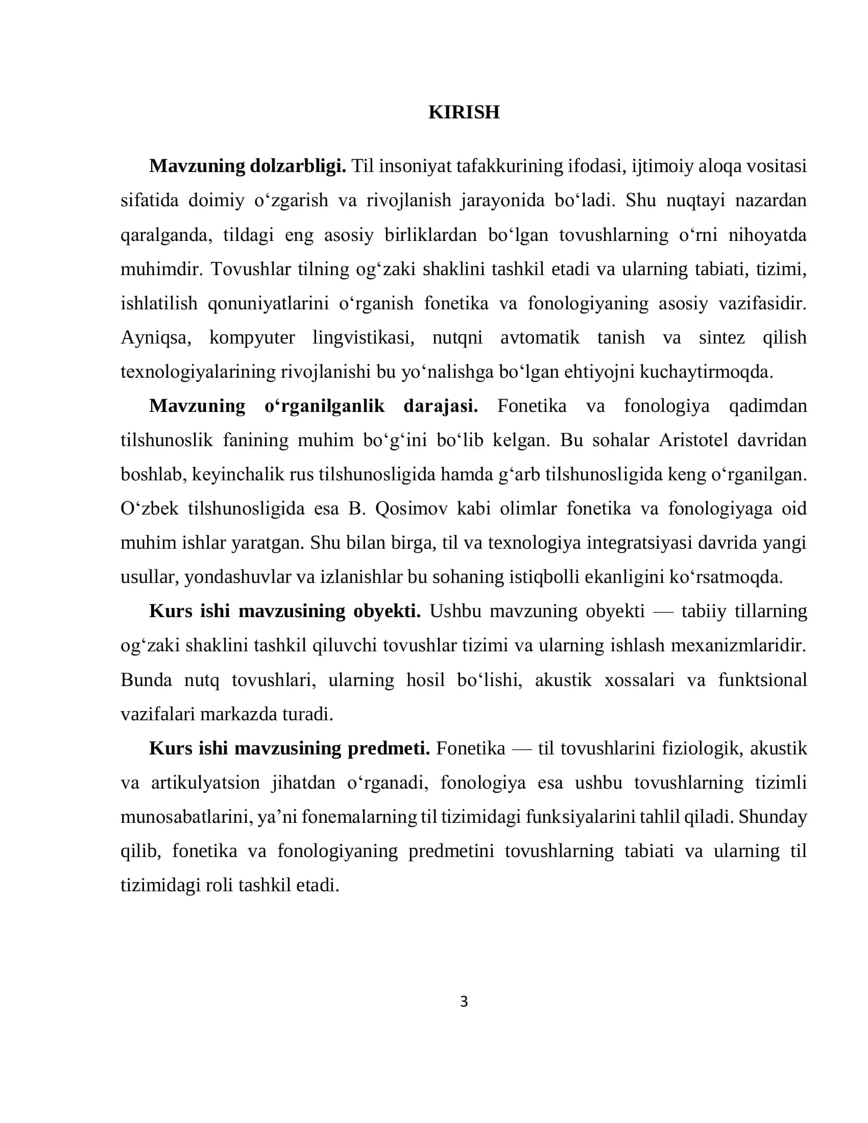 FONETIKA VA FONOLOGIYA. FONEMA VA TOVUSHNING DIALEKTIK MUNOSABATI 3