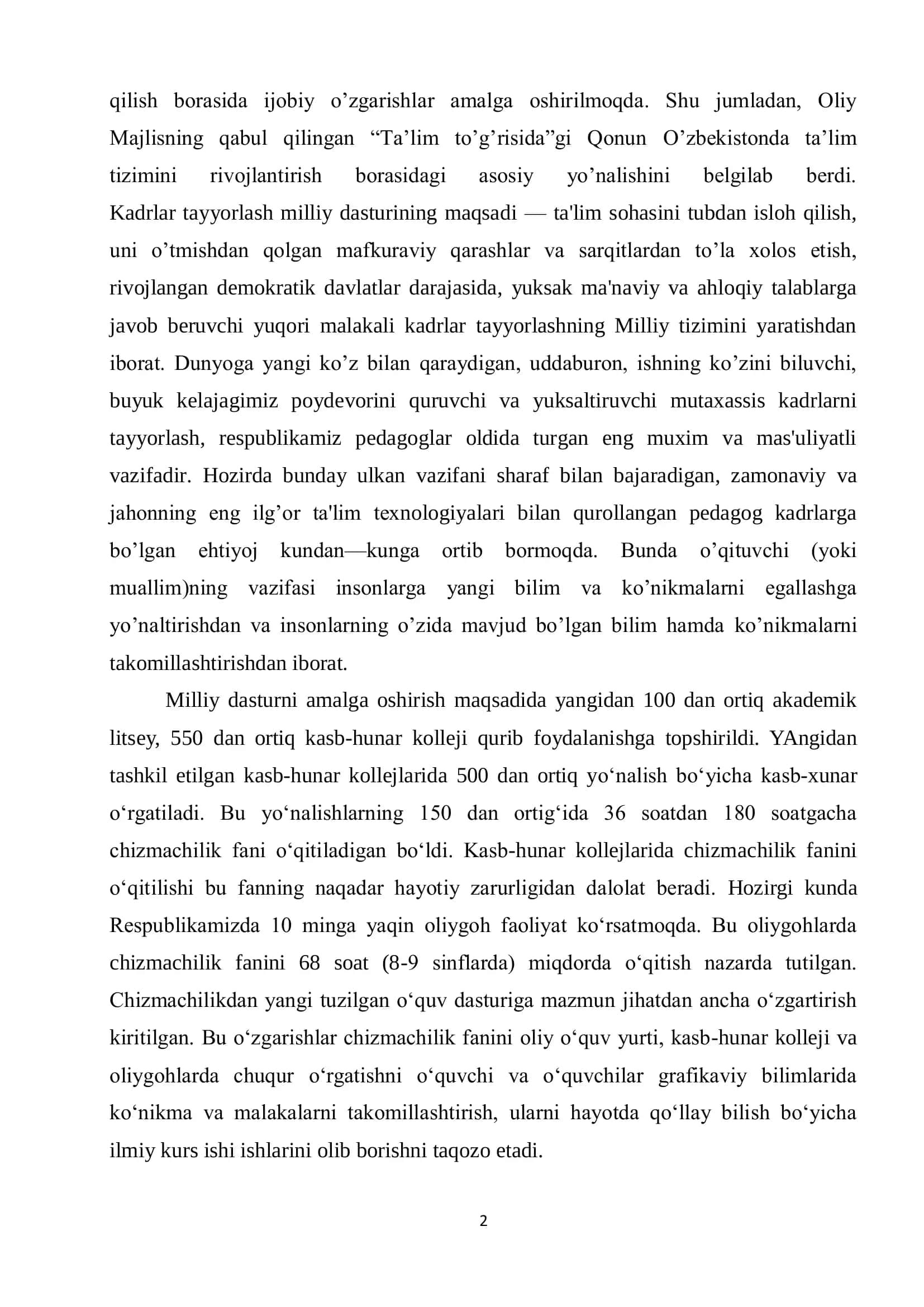 QIRQIM MAVZUSINI TASVIRLASHDA AUTO CAD GRAFIK DASTURIDAN 3