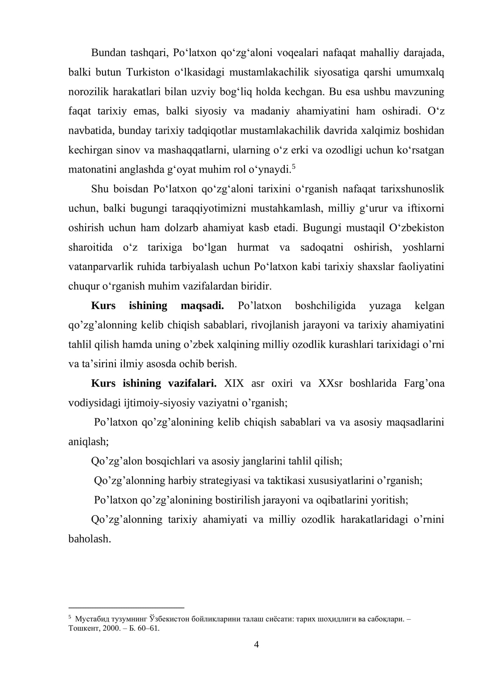 XIX asr oxiri va XXsr boshlarida Farg’ona vodiysidagi ijtimoiy-siyosiy vaziyat 3