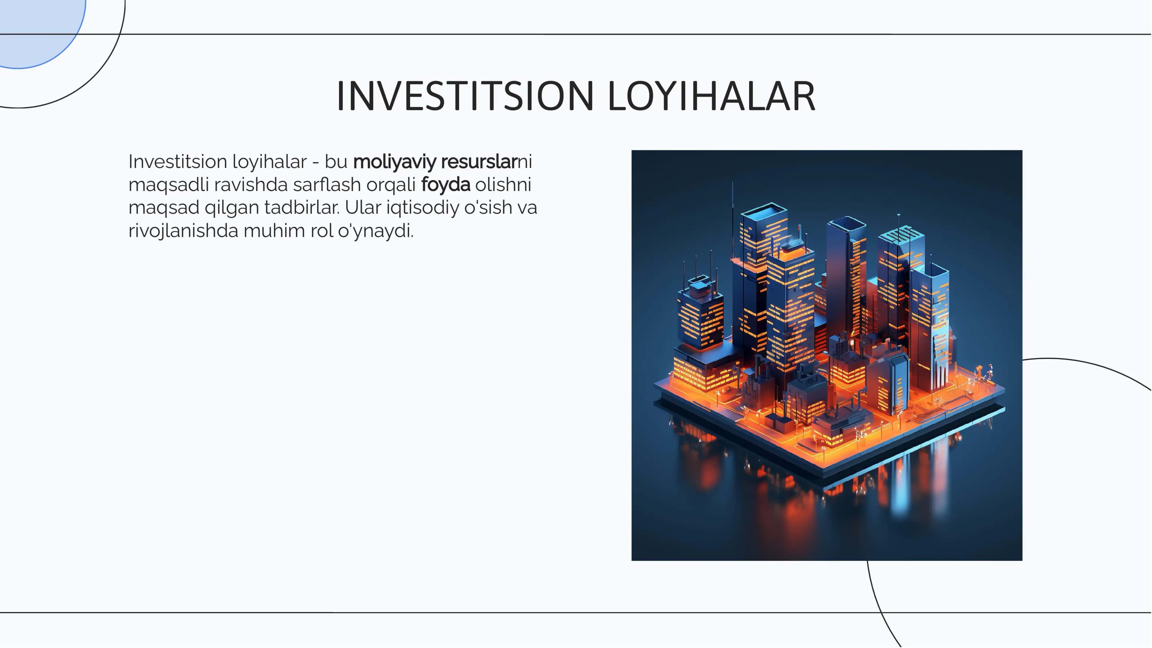 Investitsion Loyihalarning Kapital Chegaraviy Samaradorligi: Saralash Va Tahlil Yondashuvlari 3