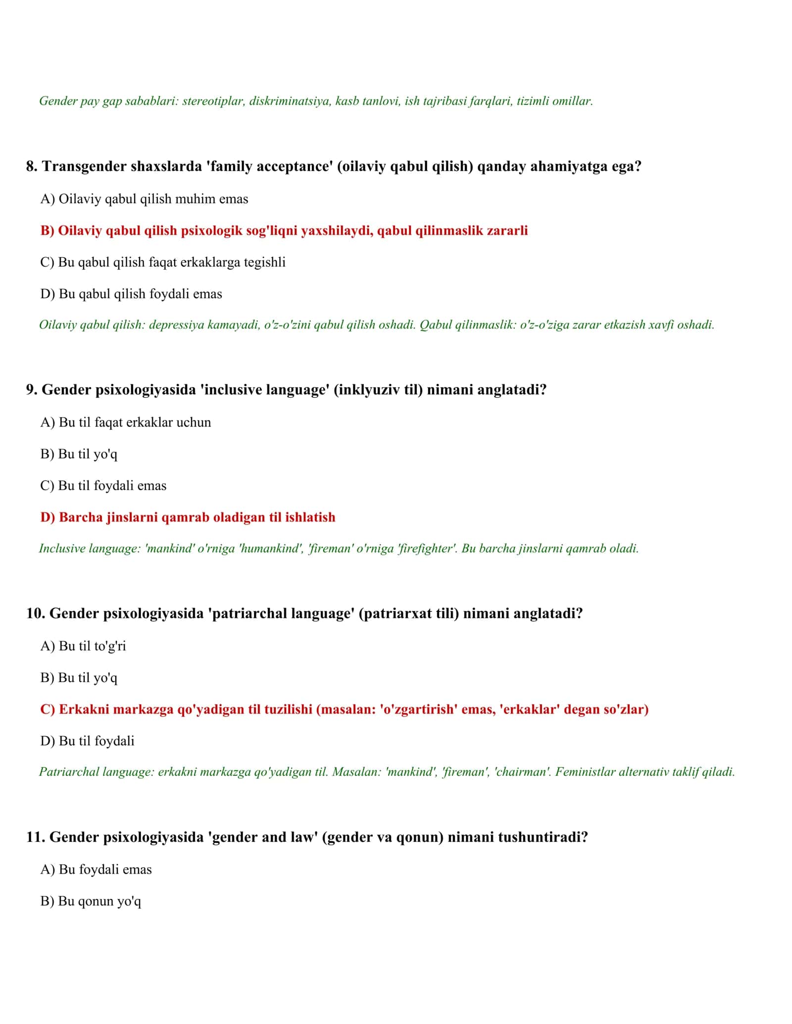 PSIXOLOGIK TESTLAR TO'PLAMI (500 test) 3