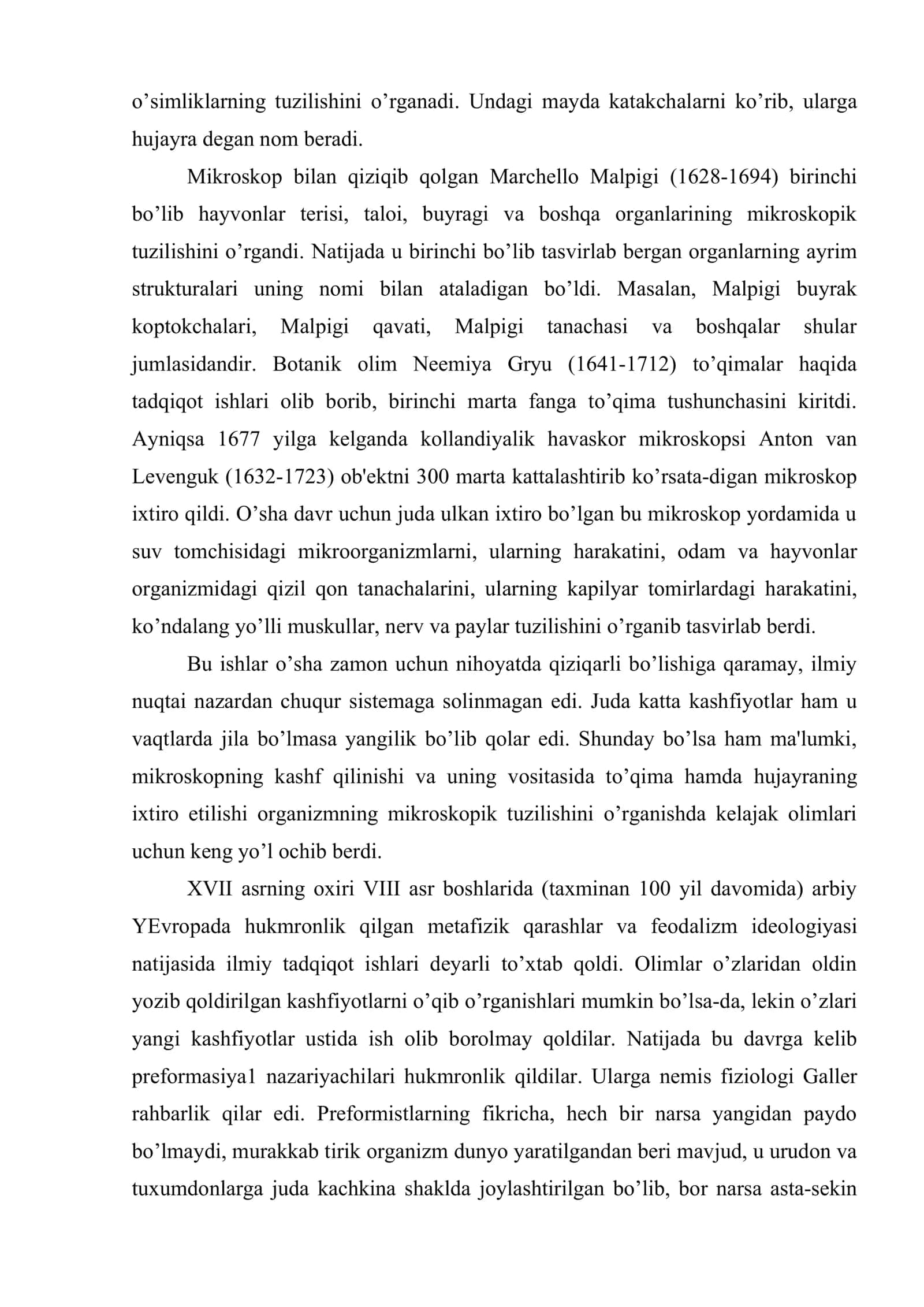 Gistologiya fanining mazmuni va vazifasi 3