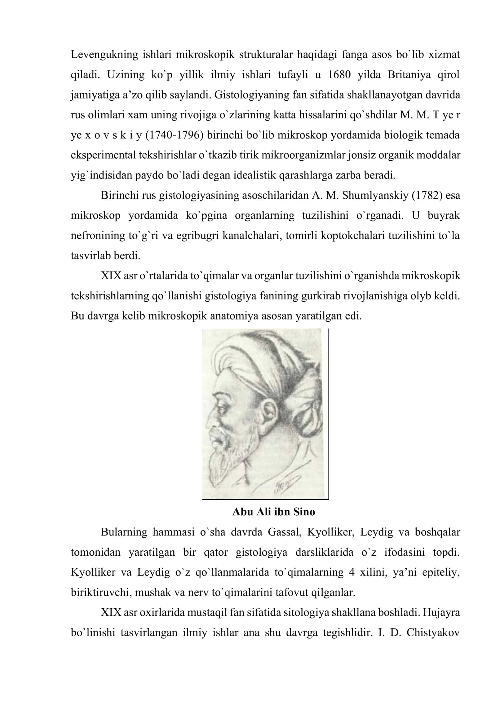 Gistologiya va embriologiyaning rivojlanish tarixi 3
