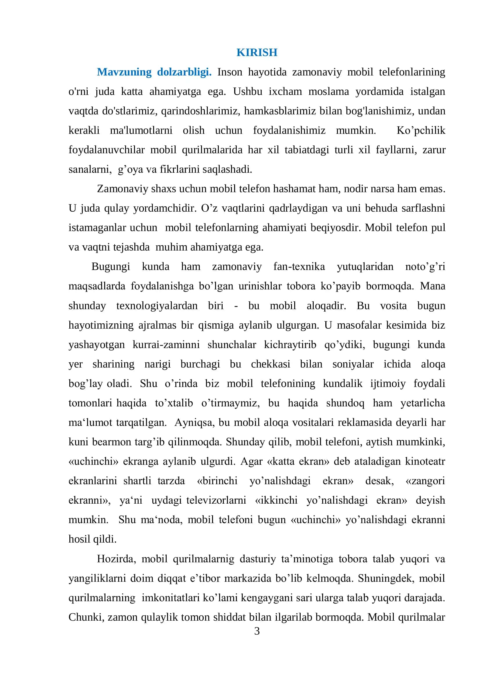 Oliy ta’lim muassasalari talabalarining kompetentligini aniqlaydigan “So’rovnoma” mobil ilovasini yaratish 3
