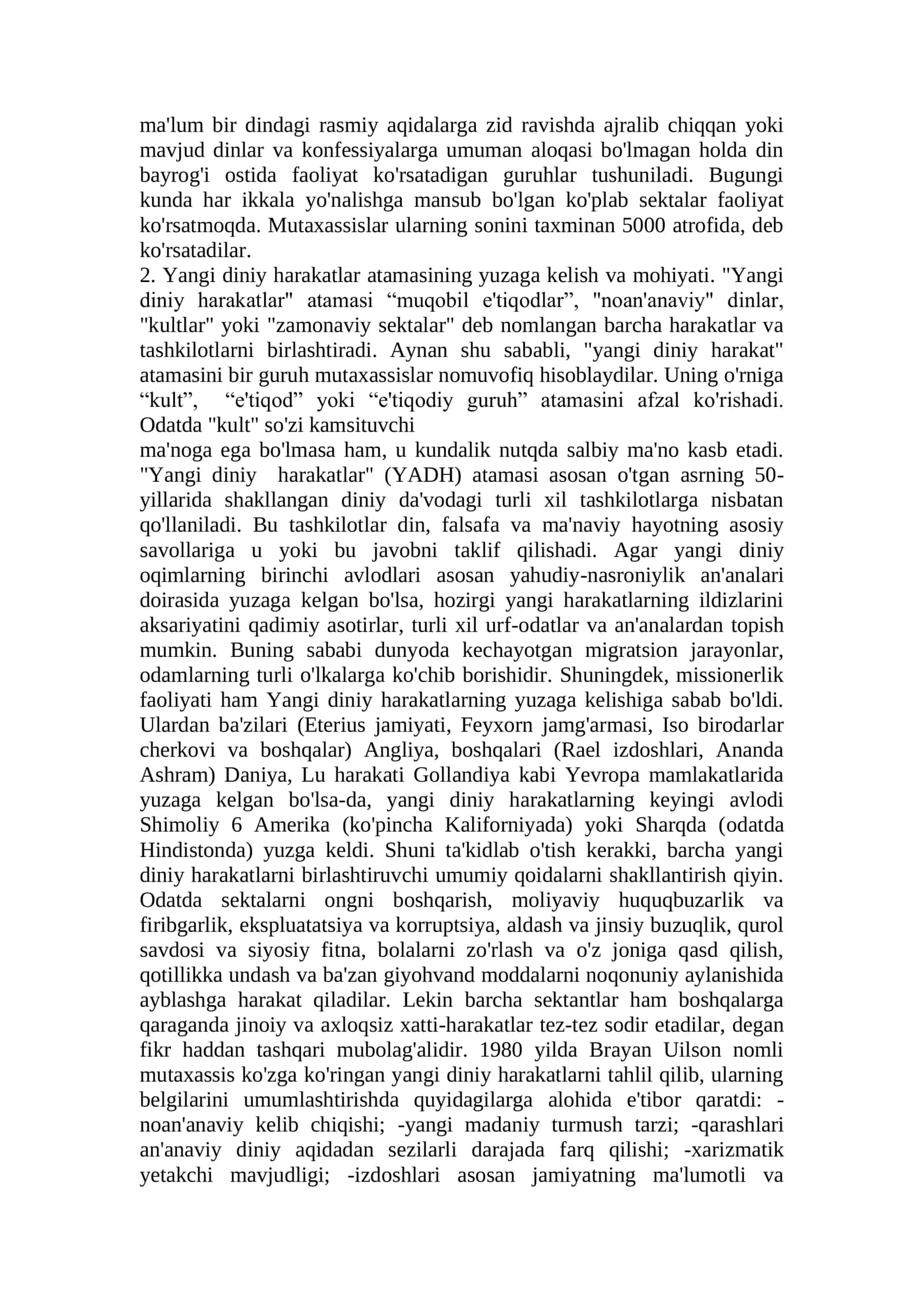 Globalizatsiya va din 3