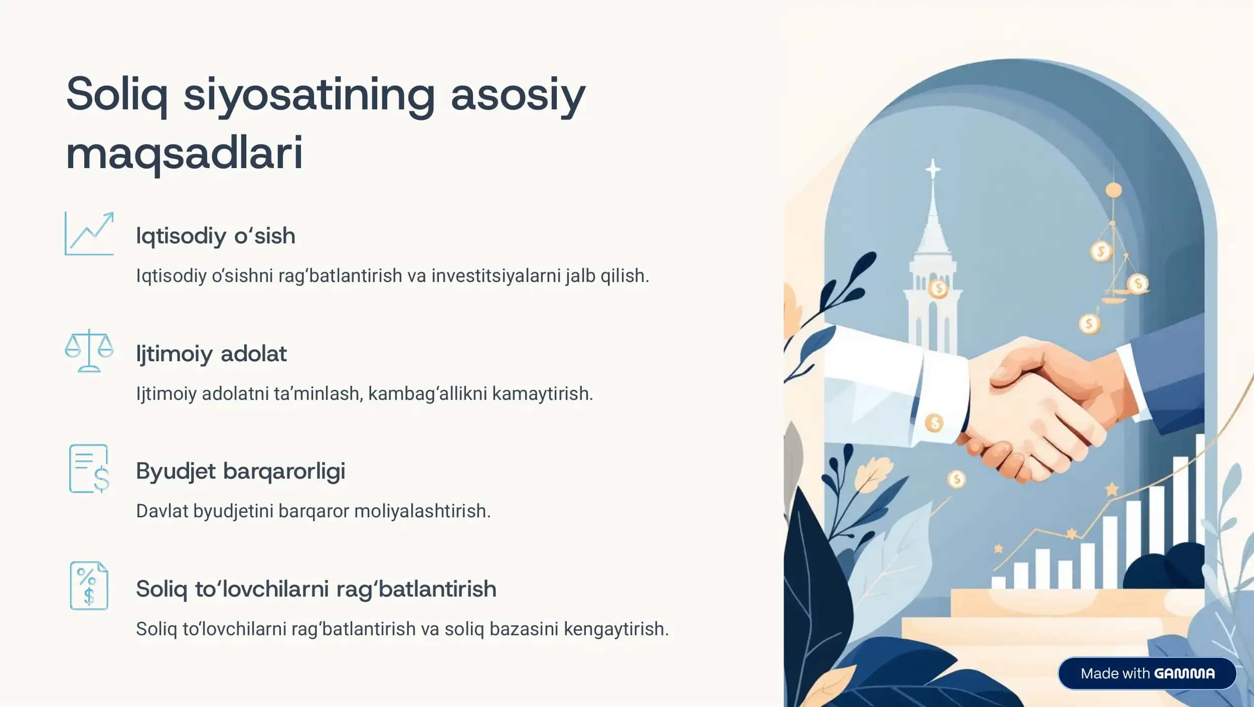 Soliq siyosati: mohiyati, maqsadlari va vositalari 3