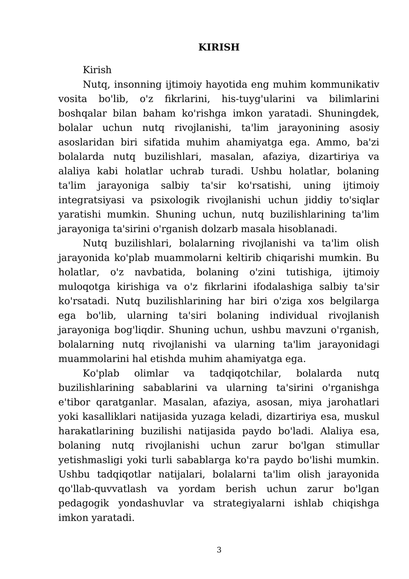 Bolalarda Nutq buzilishlari (Afaziya dizartiriya Alaliya ) va ularning talim jaratoniga tasiri 3