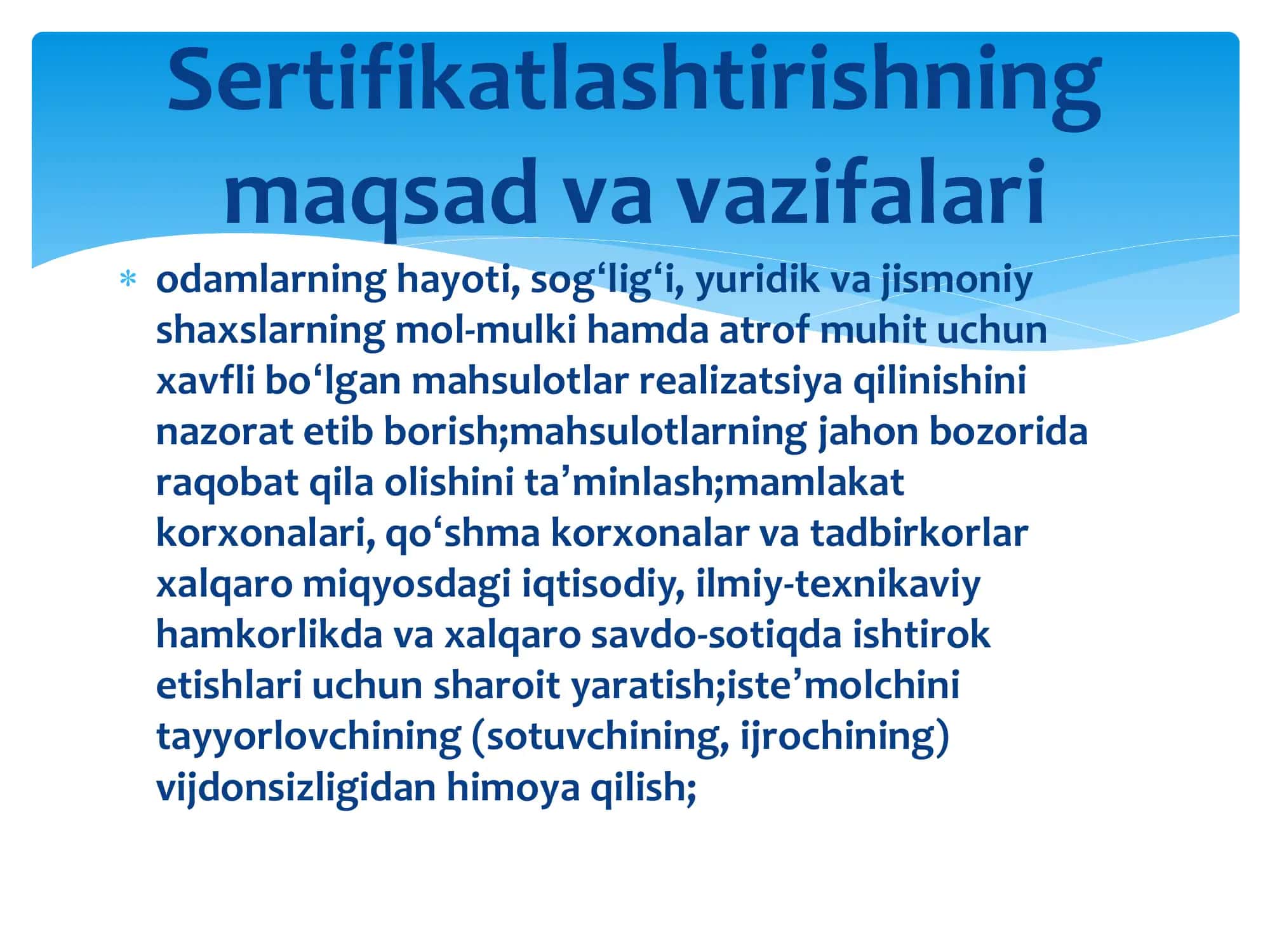Sertifikatlashtirishning qonuniy asoslari 3