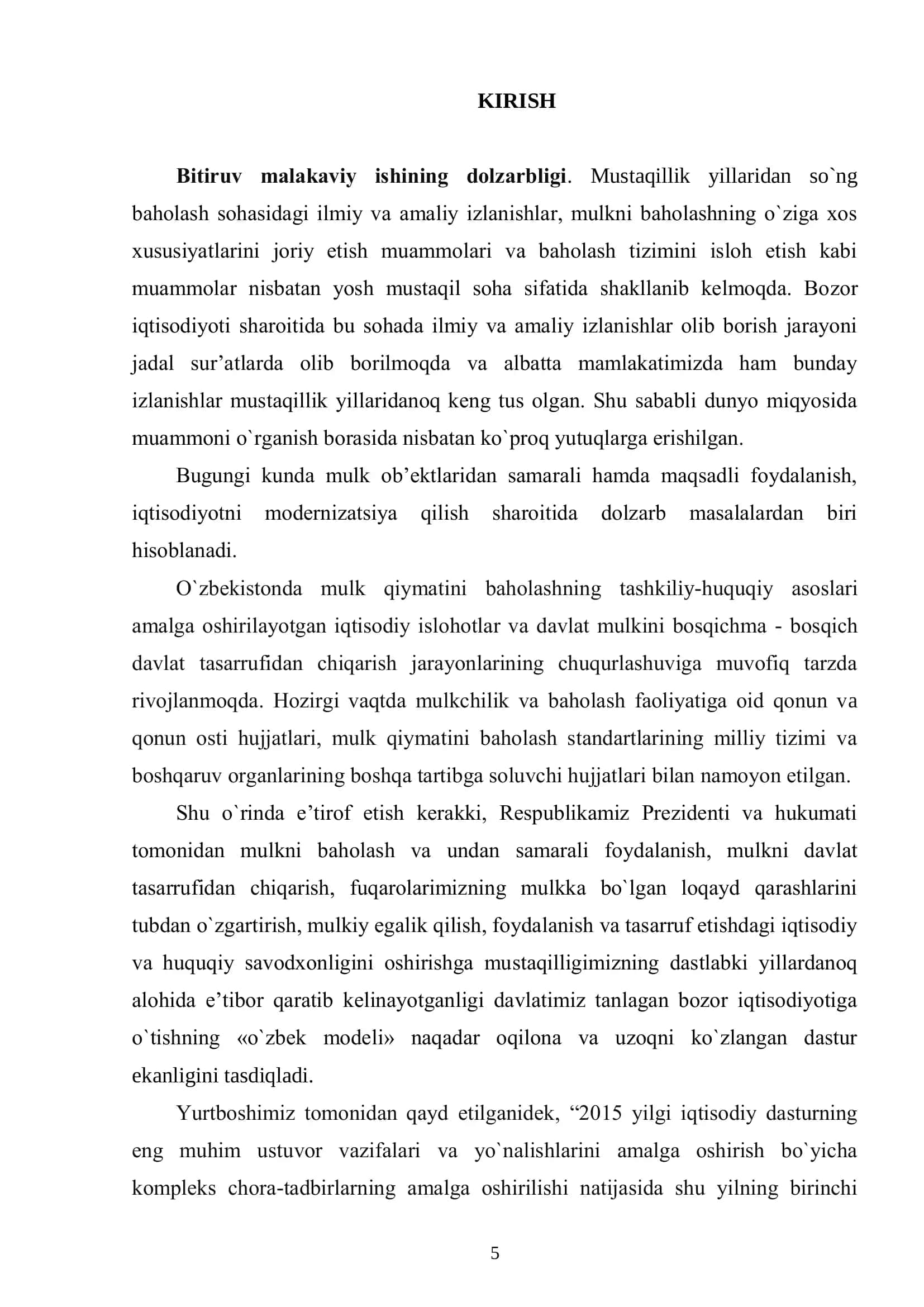 MULKNI BAHOLASHDA YONDASHUV VA USULLARNING QO’LLANILISHI 3