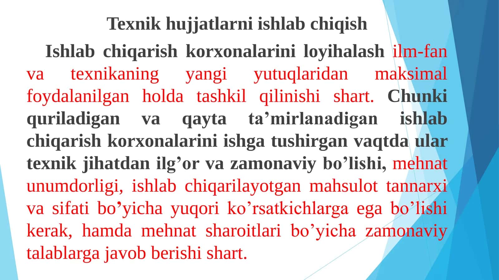 2-AMALIY MASHGʻULOT TEXNIK HUJJATLARNI ISHLAB CHIQISH VA LOYIHALASH 3