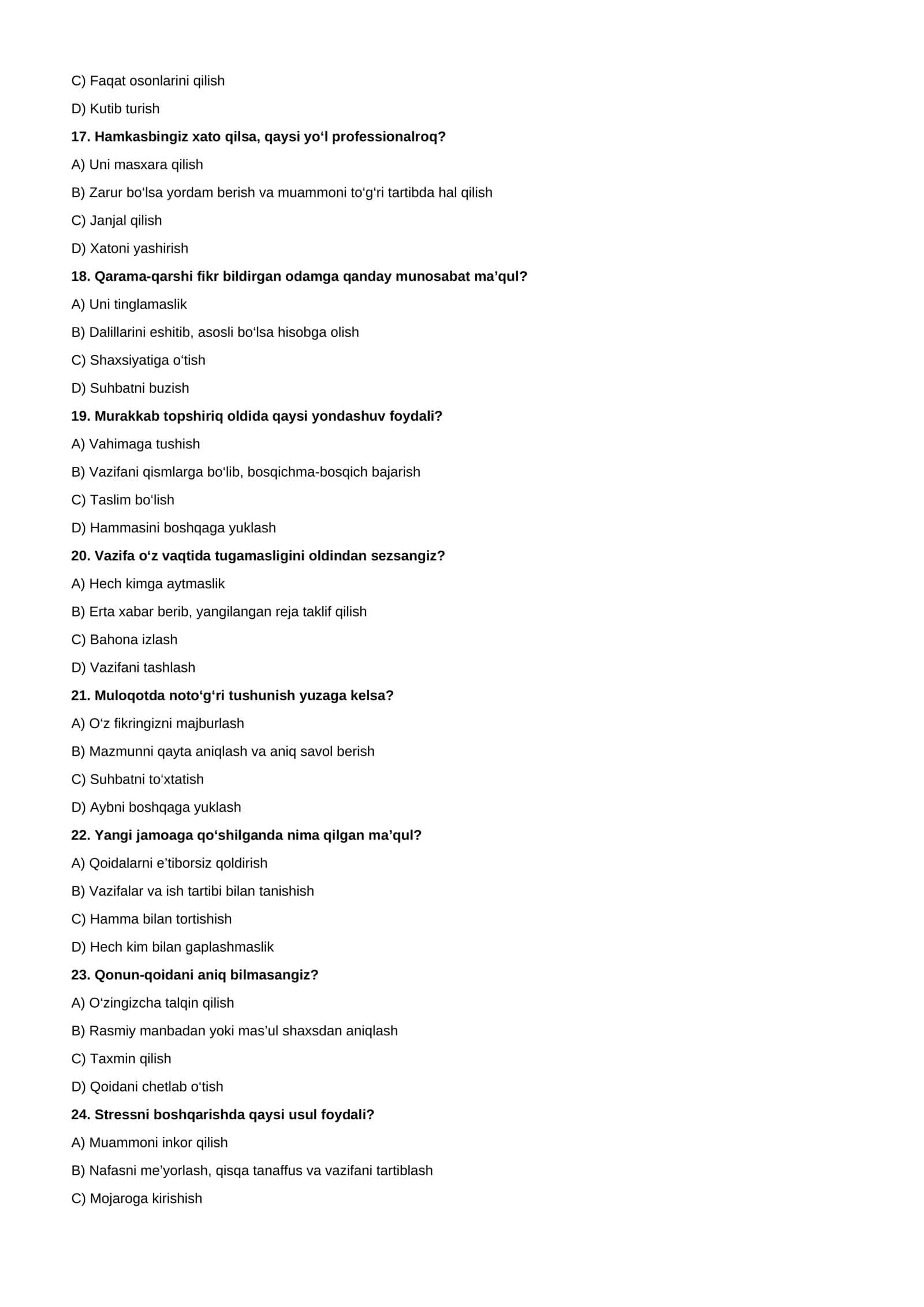 Ichki ishlar xizmatiga tayyorgarlik uchun 50 ta original psixologik test 3