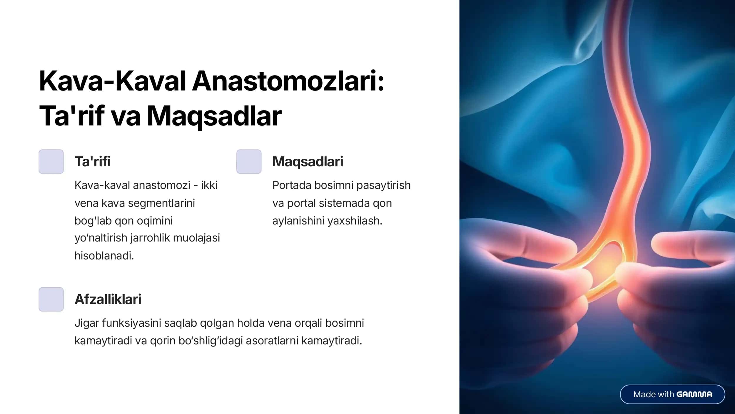 Kava-Kaval va Porto-Kaval Anastomozlari 3