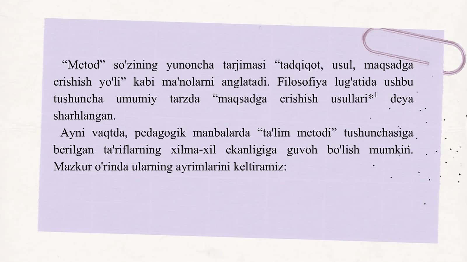 Ta’lim metodlari haqida umumiy tushuncha 3