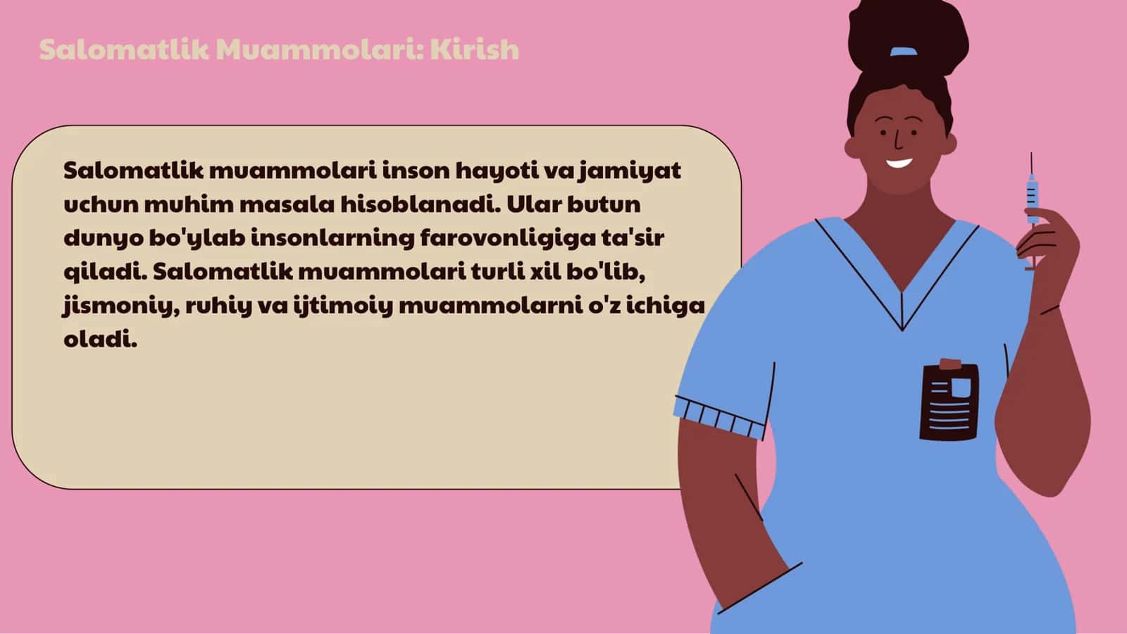 Salomatlik Muammlari va Tibbiy Ijtimoiy Xizmatlar 3