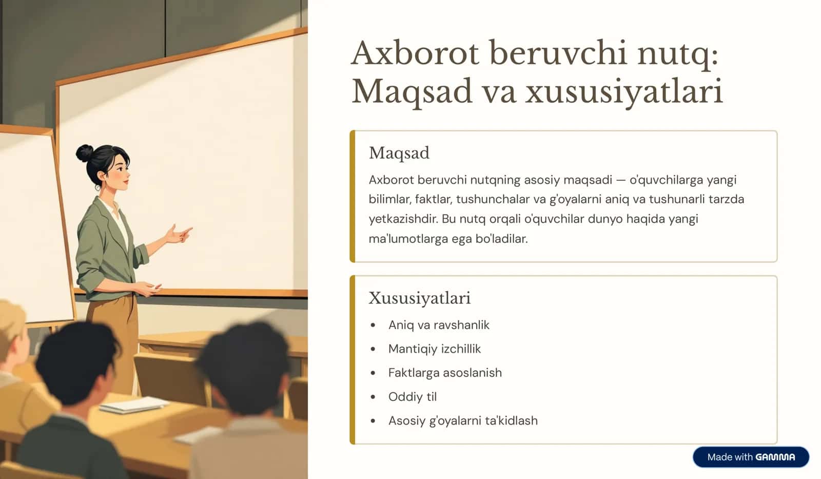 Pedagogik nutqning turlari va uning ahamiyati 3
