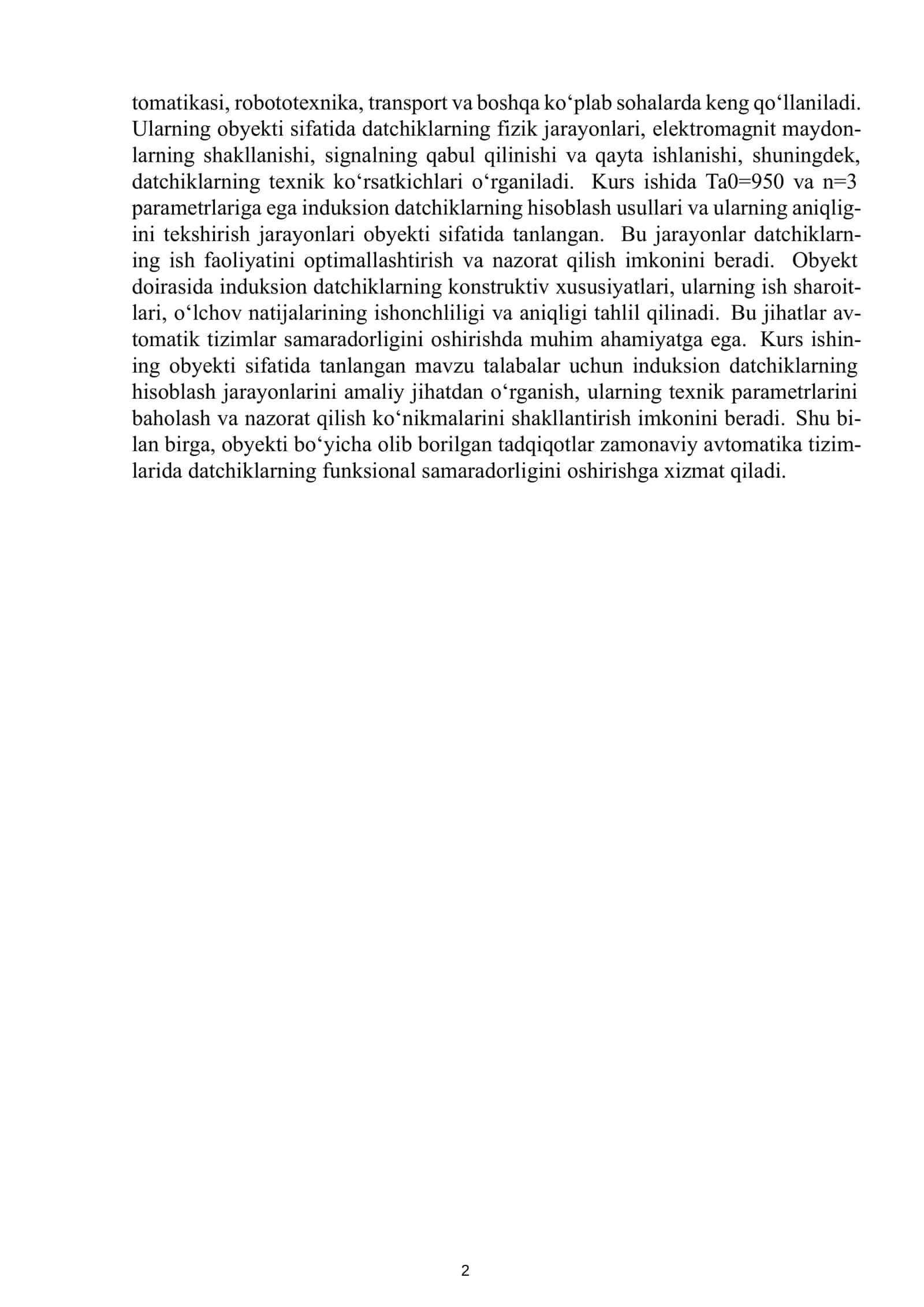 Avtomatik texnik vositalar va ularning asosiy komponentlari 3