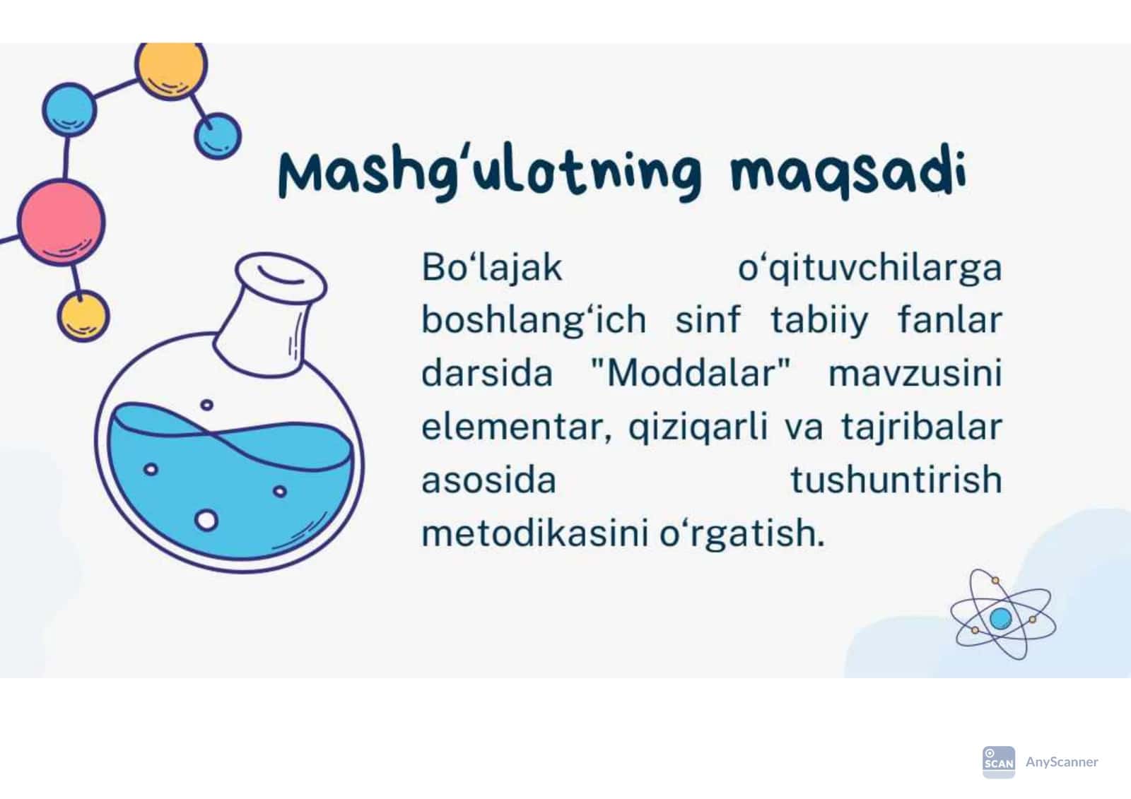 Moddalar. Moddalar aralashmalari. Organik va noorganik moddalar 3