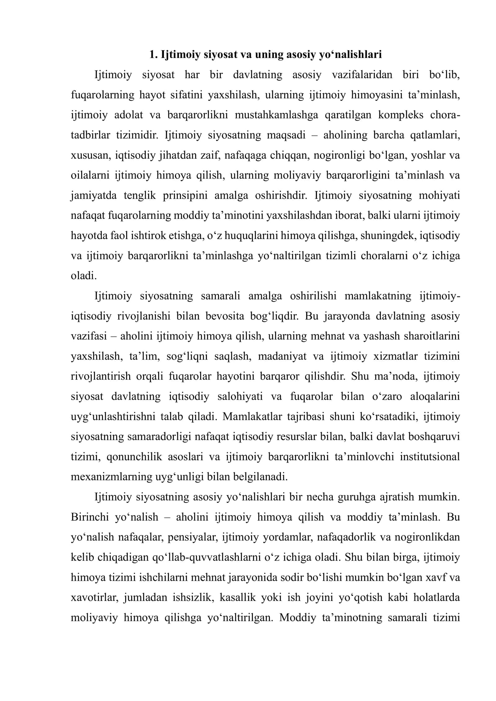 IJTIMOIY SIYOSATNI AMALGA OSHIRISH BORASIDA PENSIYA TAʼMINOTINING OʻRNI 3