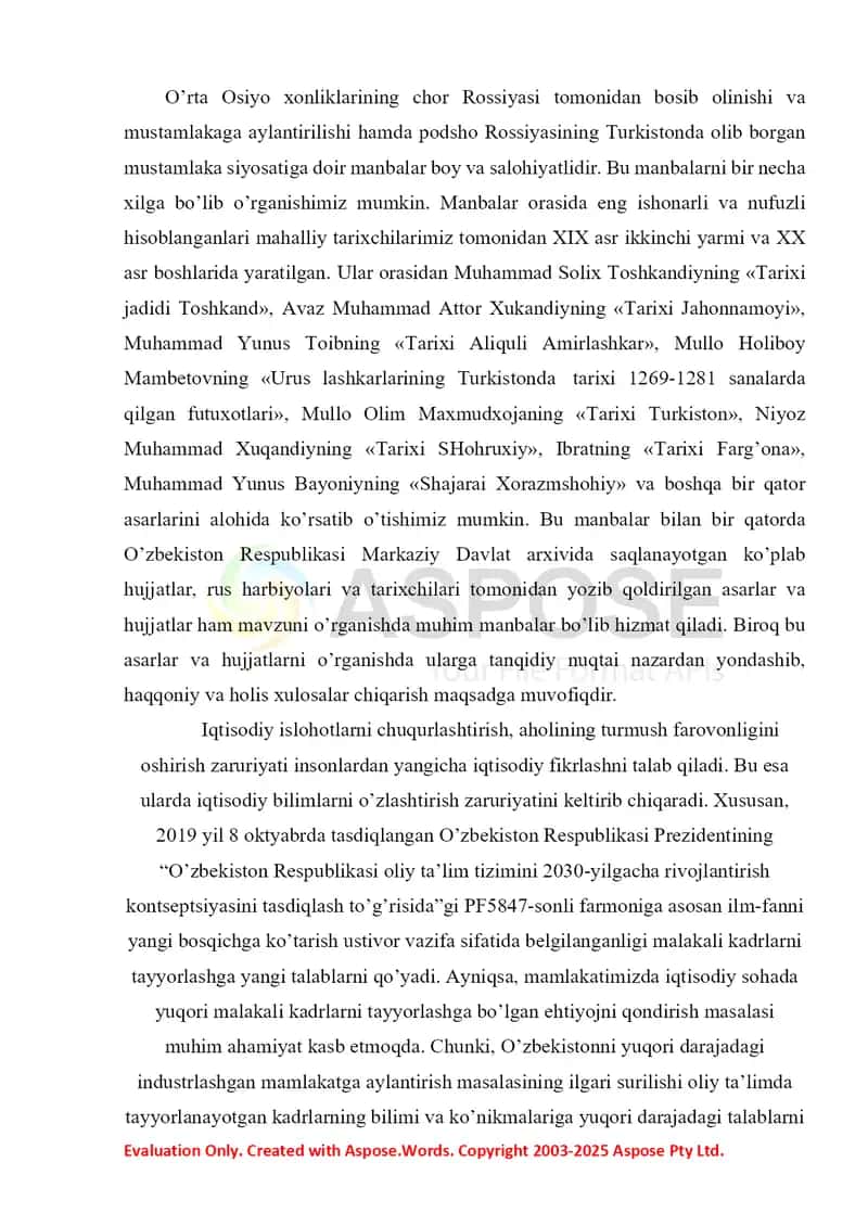 “Savdo tijorat masalasini ilmiy asosda tashkil etish bo’yicha jadidlarning qarashlari va yondashuvi” 3