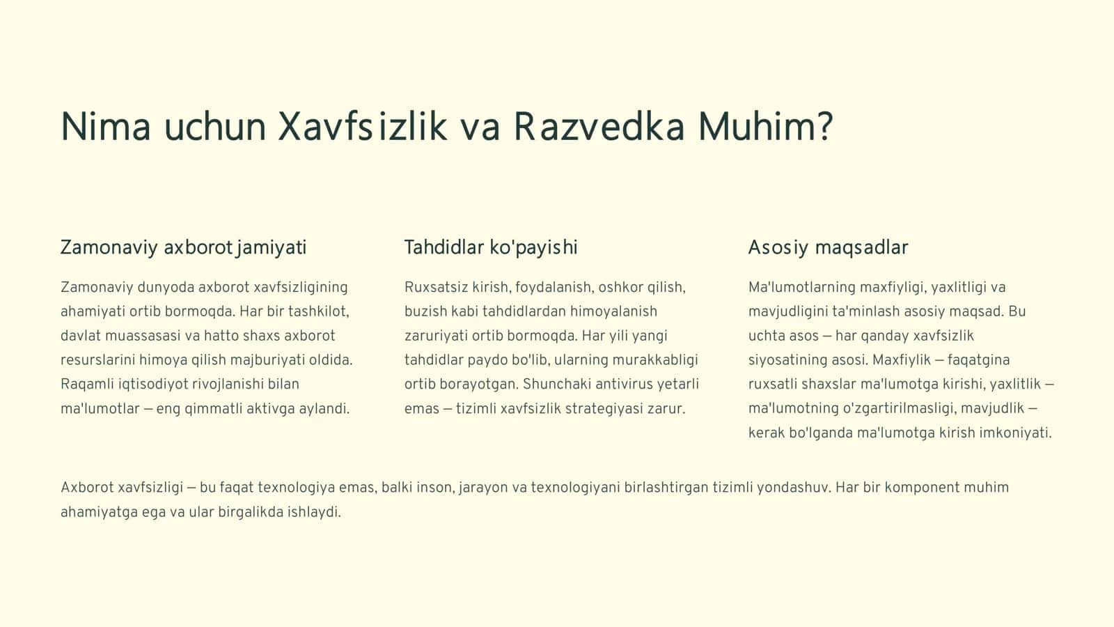Xavfsizlik va Razvedka 3