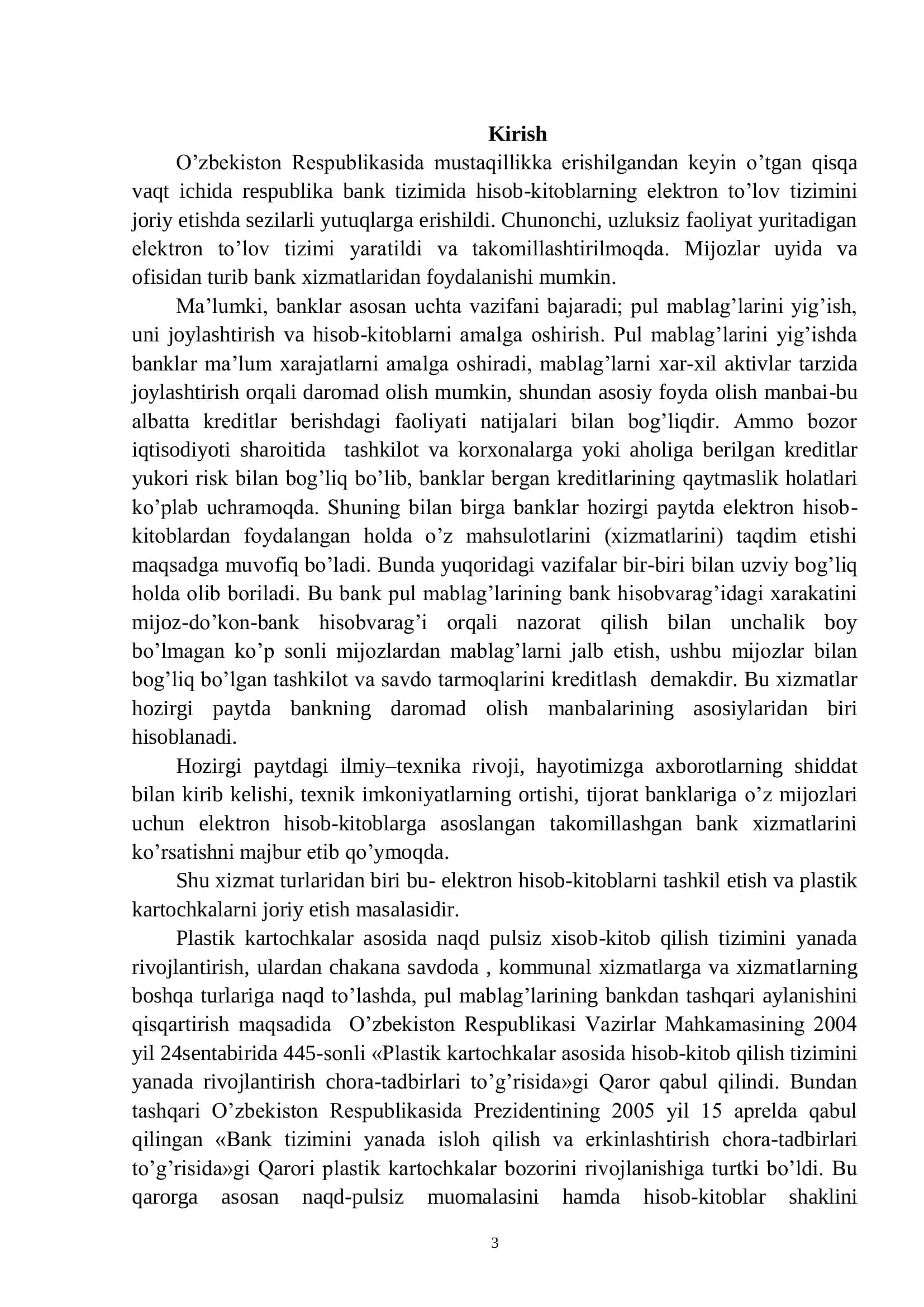 Naqd pulsoz hisob-kitoblari iqtisodiy mohiyati va uni tashkil qilish asoslari 3