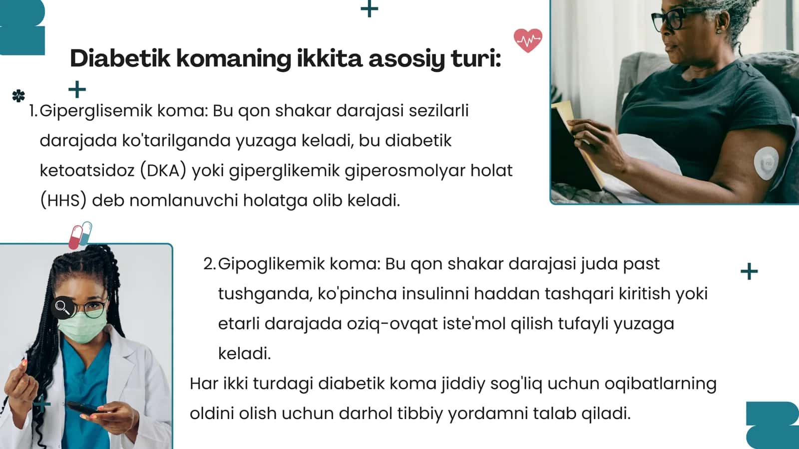 DIABET KOMA OLDINI OLISH VA DAVOLASH 3