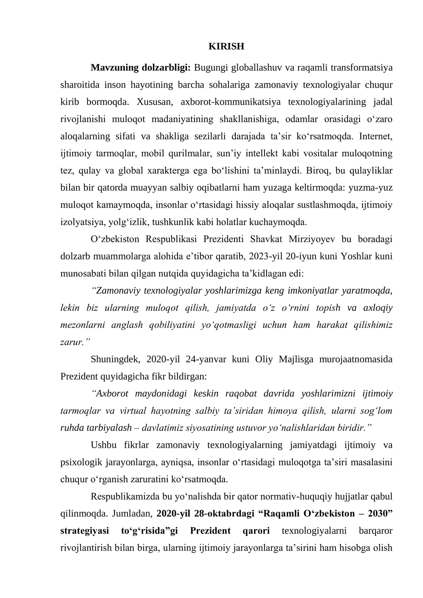 ZAMONAVIY TEXNALOGIYALARNING ODAMLARNING MULOQAT QOBILYATIGA TA'SIRI 3