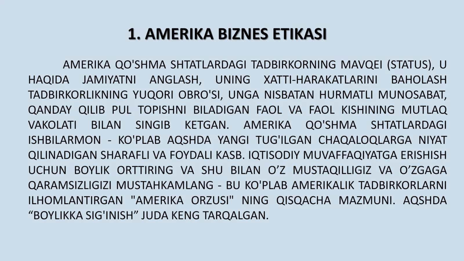 AMERIKA BIZNES ETIKASI 3