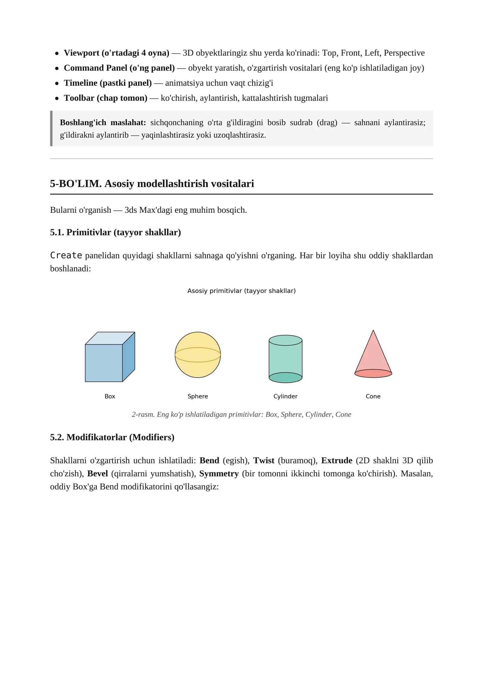 3d Maxda pul ishlash pdf 3