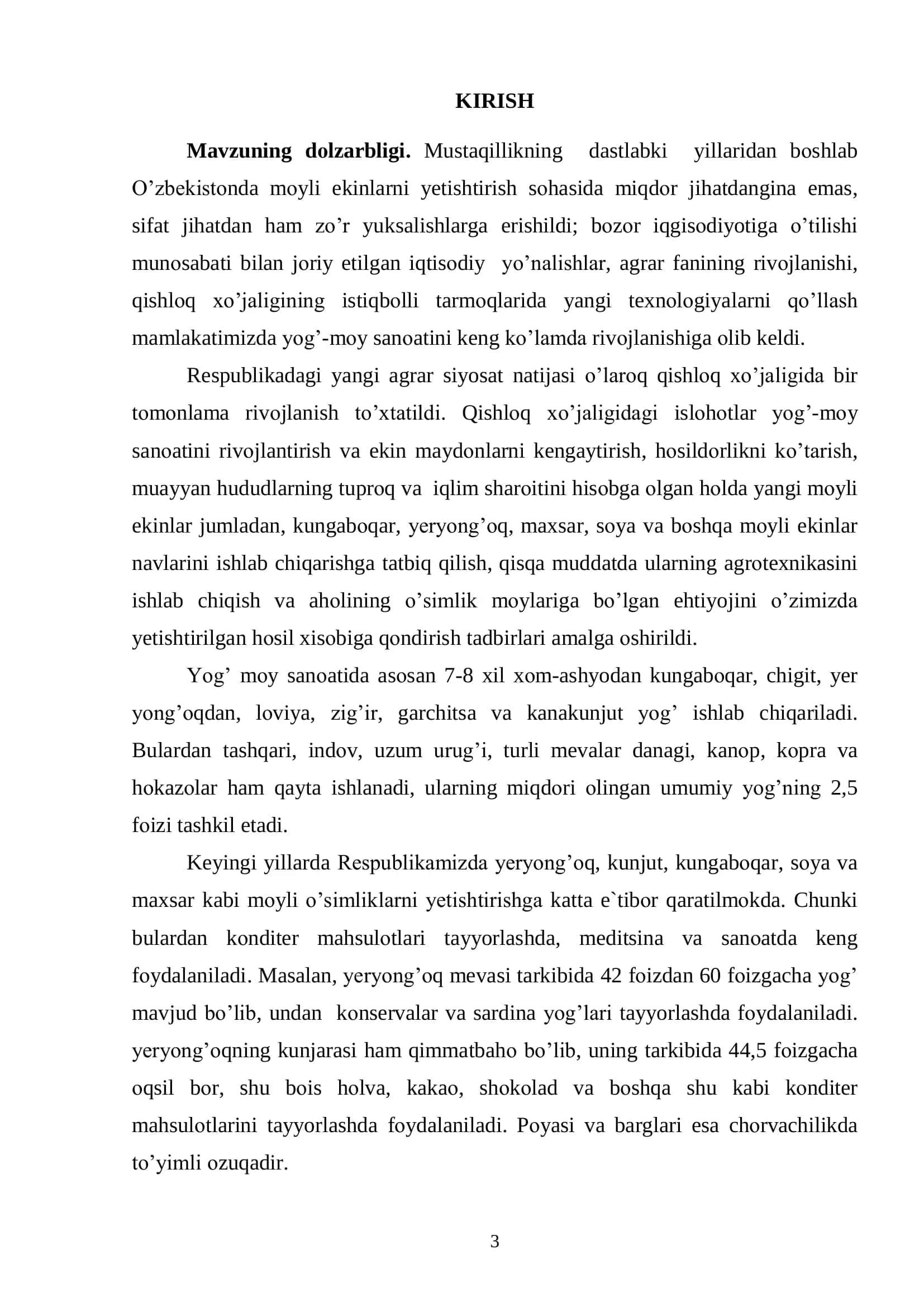 Yeryong’оqni saqlash va undan mоy оlish texnоlоgiyasi 3
