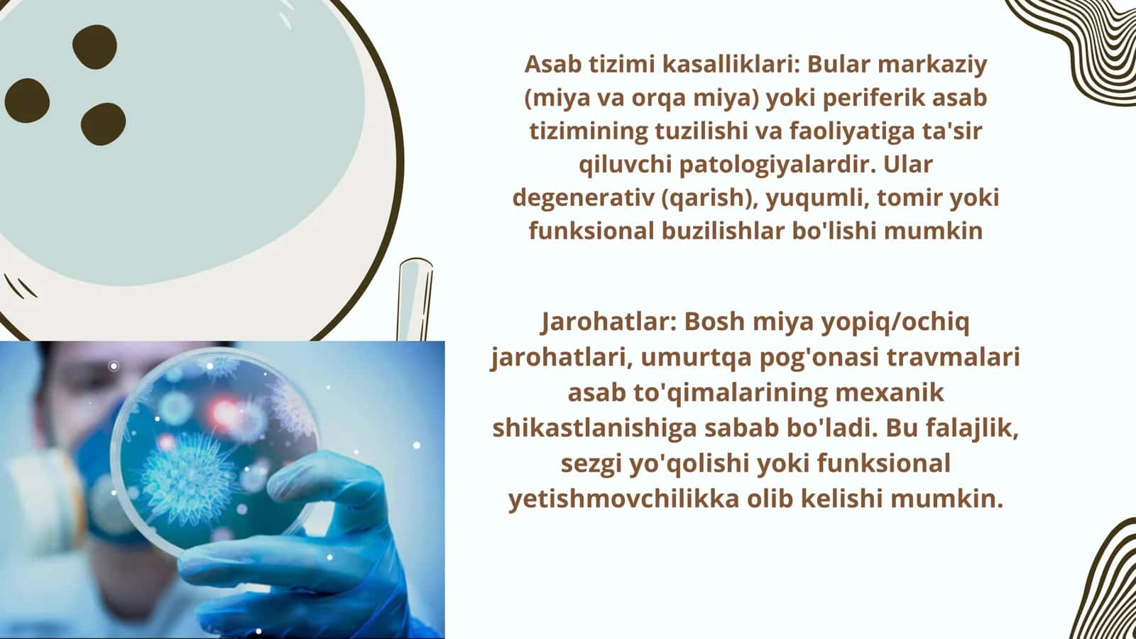 Jarohatlar va asab tizimi kasalligi, tayanch-harakat apparati kasalliklarini davolash jismoniy tarbiyasi 3