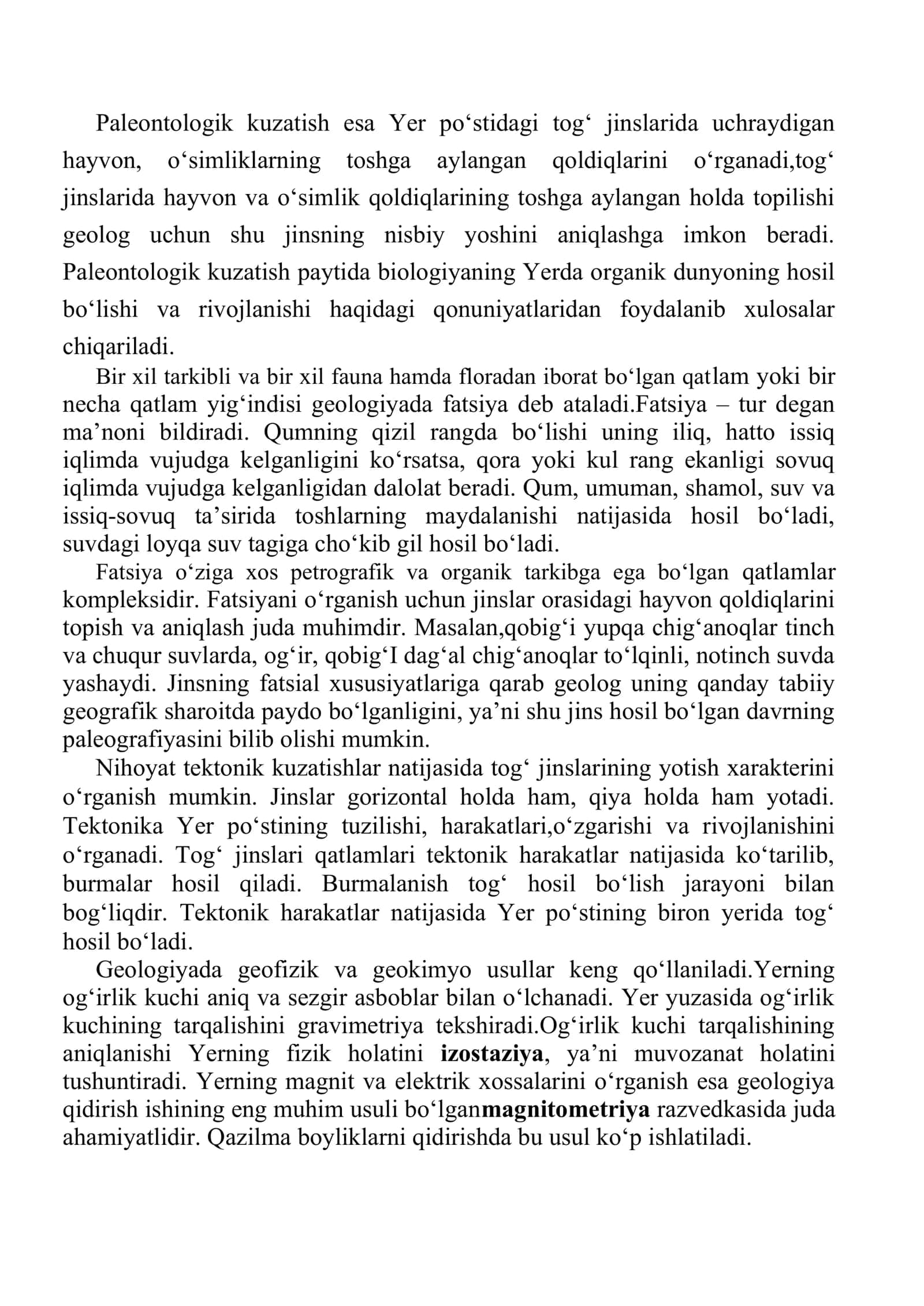 Geologiya qidiruv ishlari va rudalarni qazib olish 3