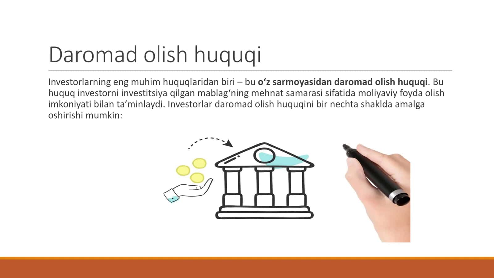 Investorlarning huquq va majburiyatlari 3