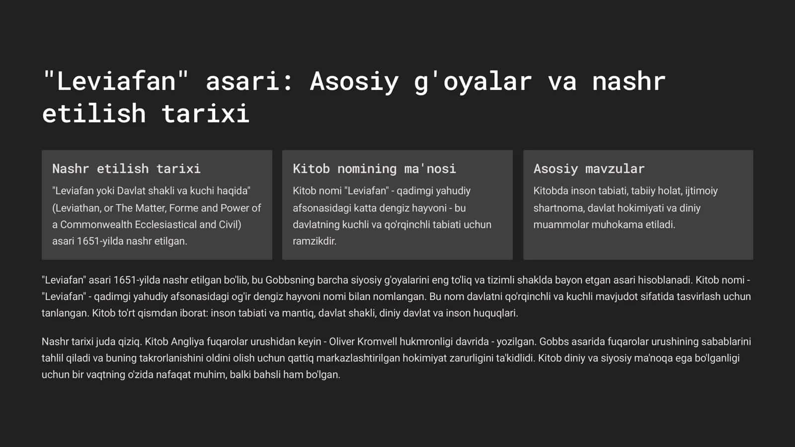 Tomas Gobbsning ijtimoiy-siyosiy falsafasi 3