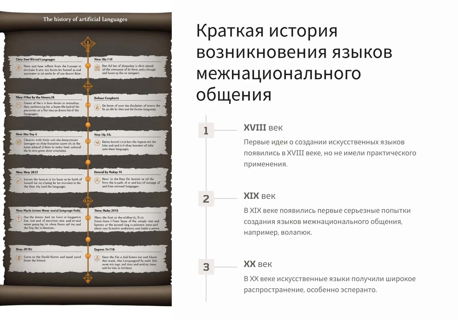Искусственный язык межнационального общения история и  современность 3