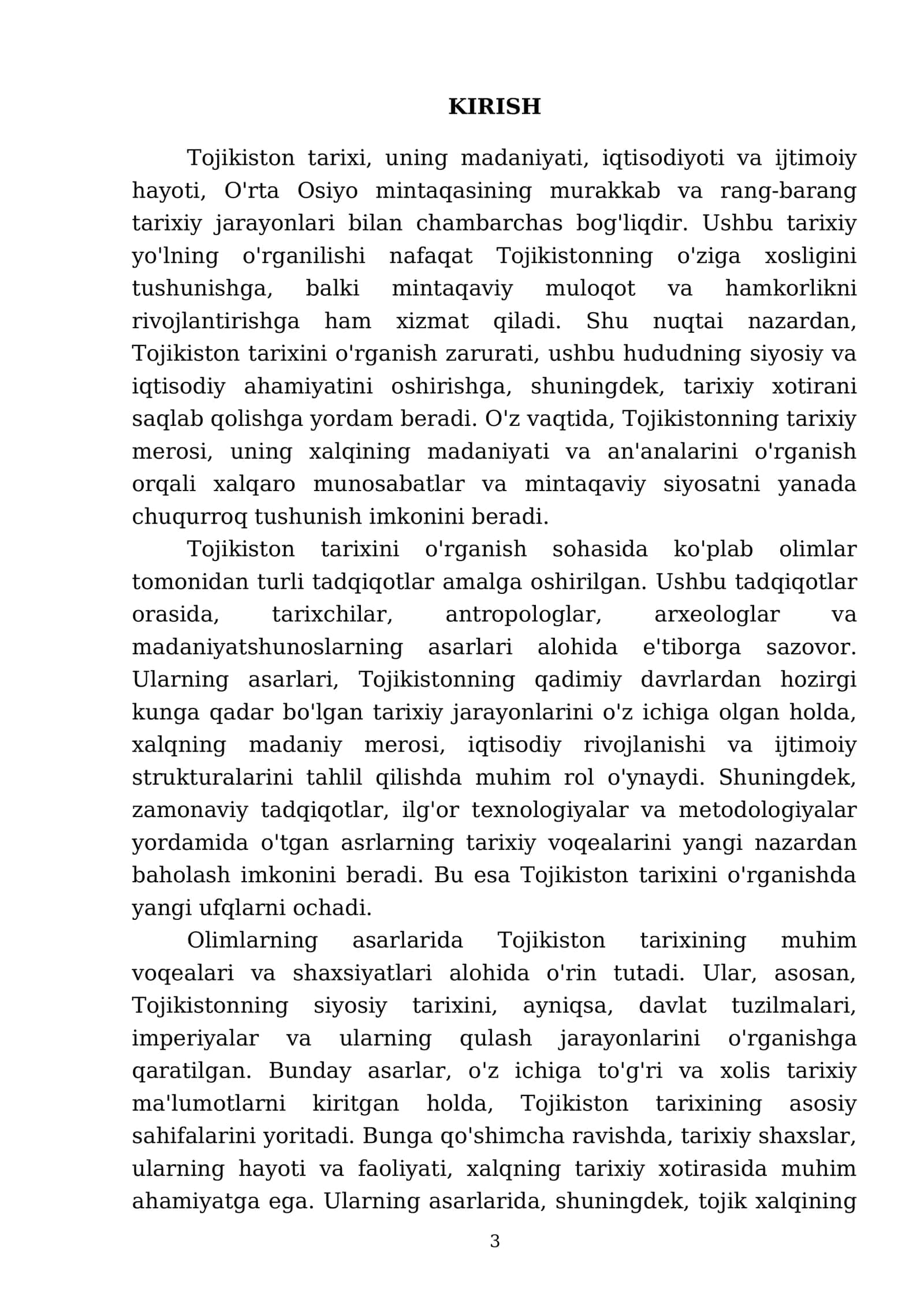 Tojikiston tarixini oʻrgangan olimlarning asarlari haqida 3