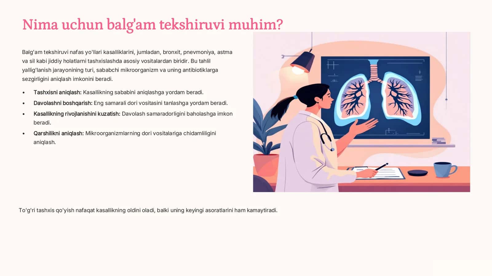 Balg'am Ko'chiruvchi Zamonaviy Dori Vositalari va Laboratoriya Tekshiruvlari 3