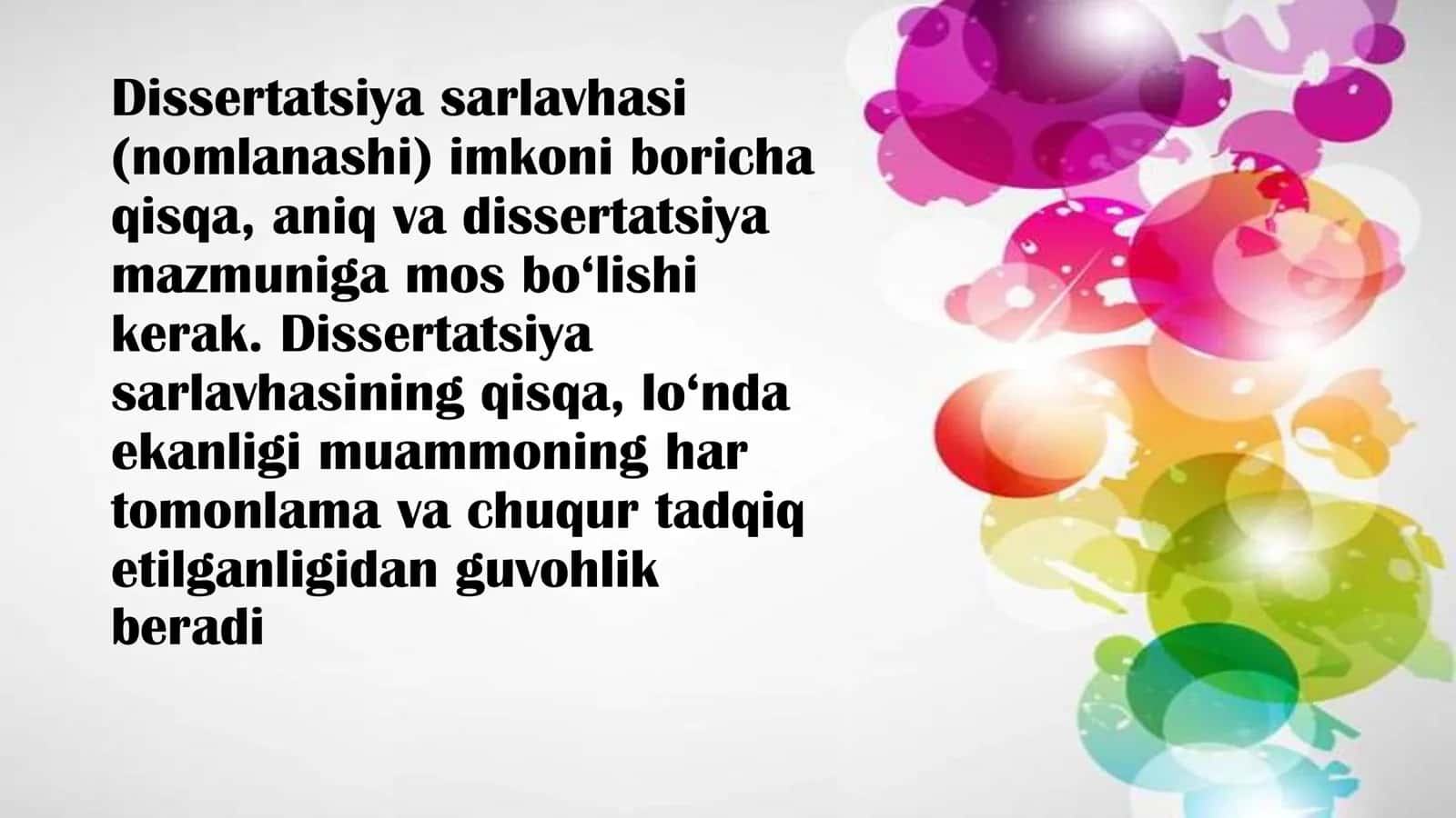 Magistrlik dissertatsiyasi tadqiqot turi sifatida. Ilmiy maqola tayyorlash tartibi 3