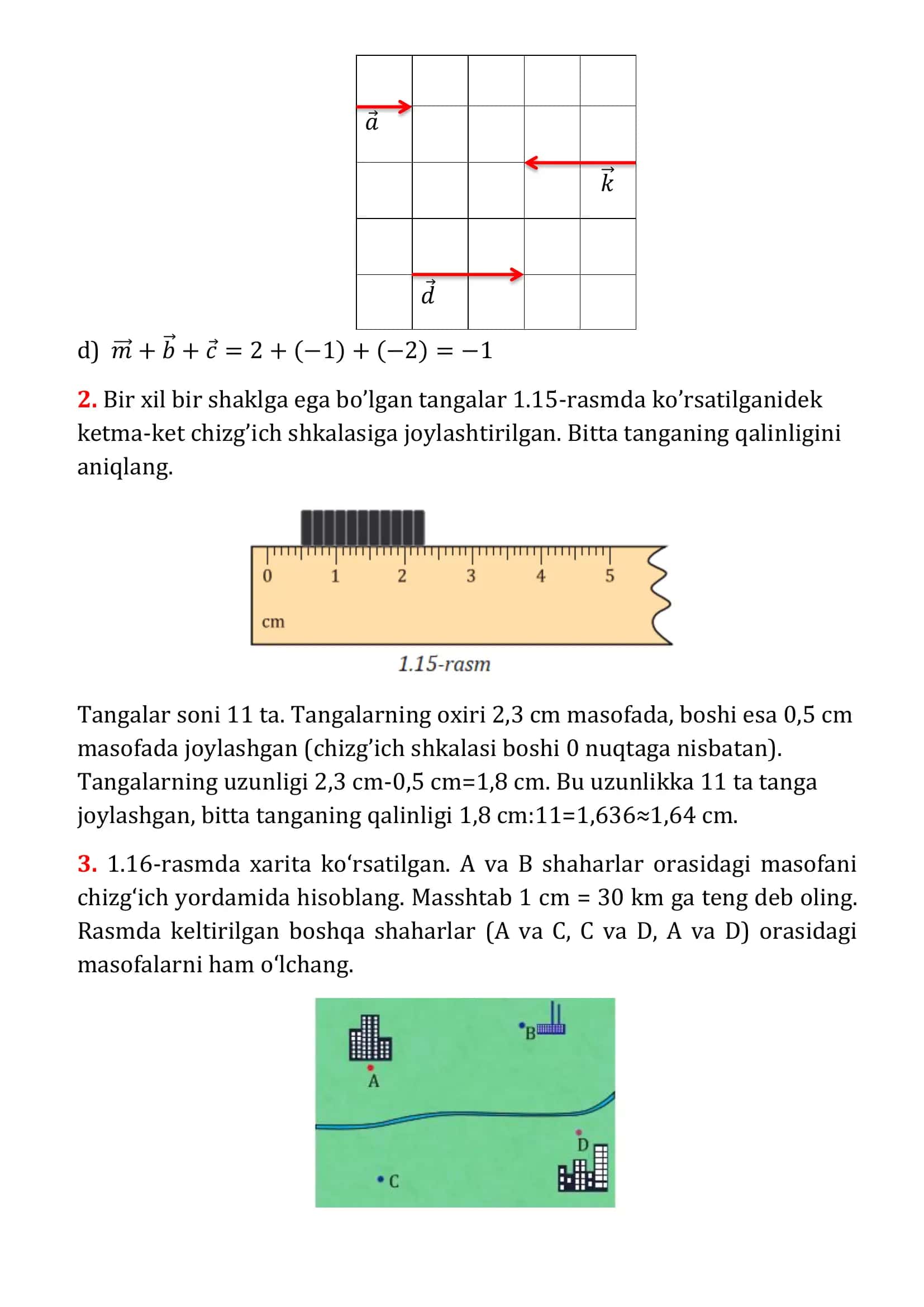 FIZIKA 7-SINF YANGI DARSLIK yichimlari 3