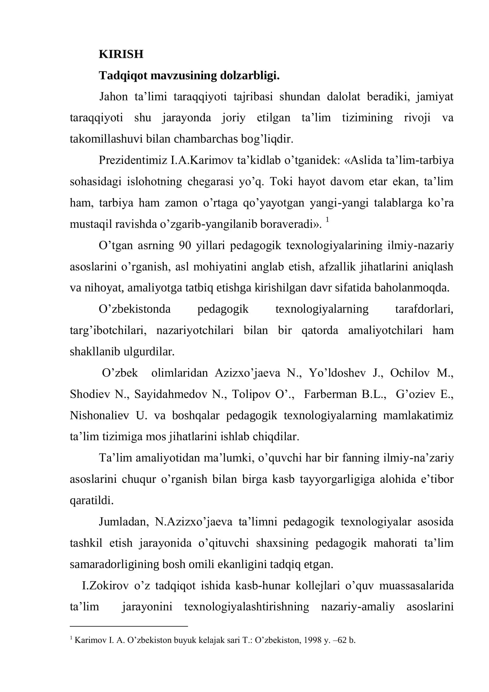 Ta’limning noan’anaviy shakllari 3