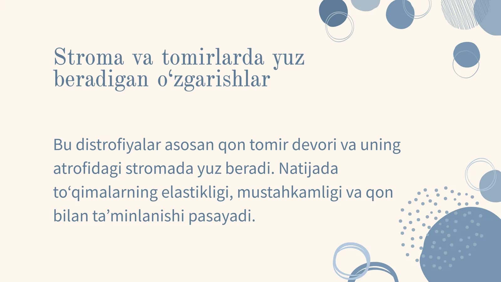 Stroma-tomir distrofiyalari turlari va patogenetik mexanizmlari 3