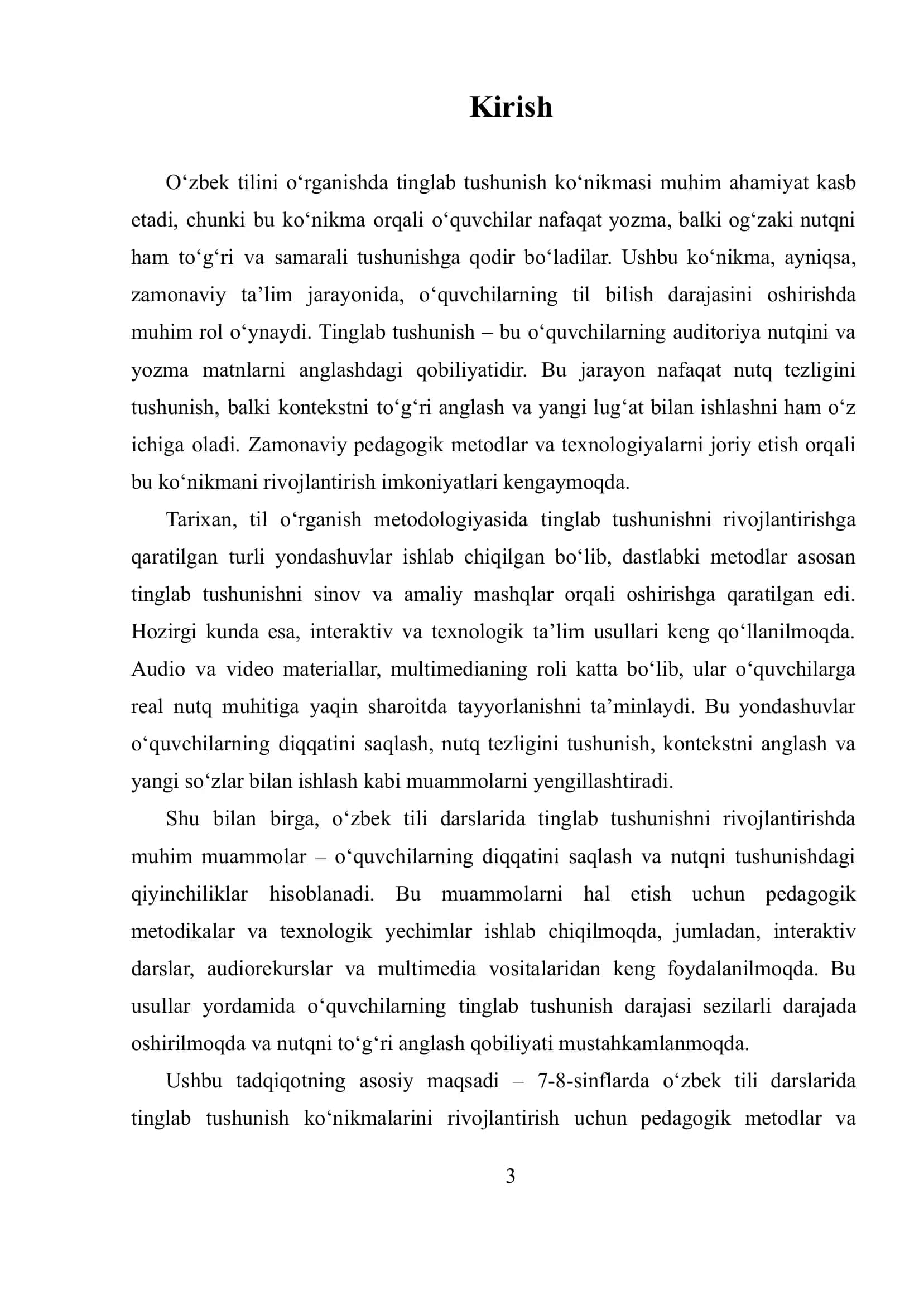 7-8-sinflar umumta'lim maktablarida o‘zbek tili darslarida tinglab tushunish ko‘nikmalarini rivojlantirish 3