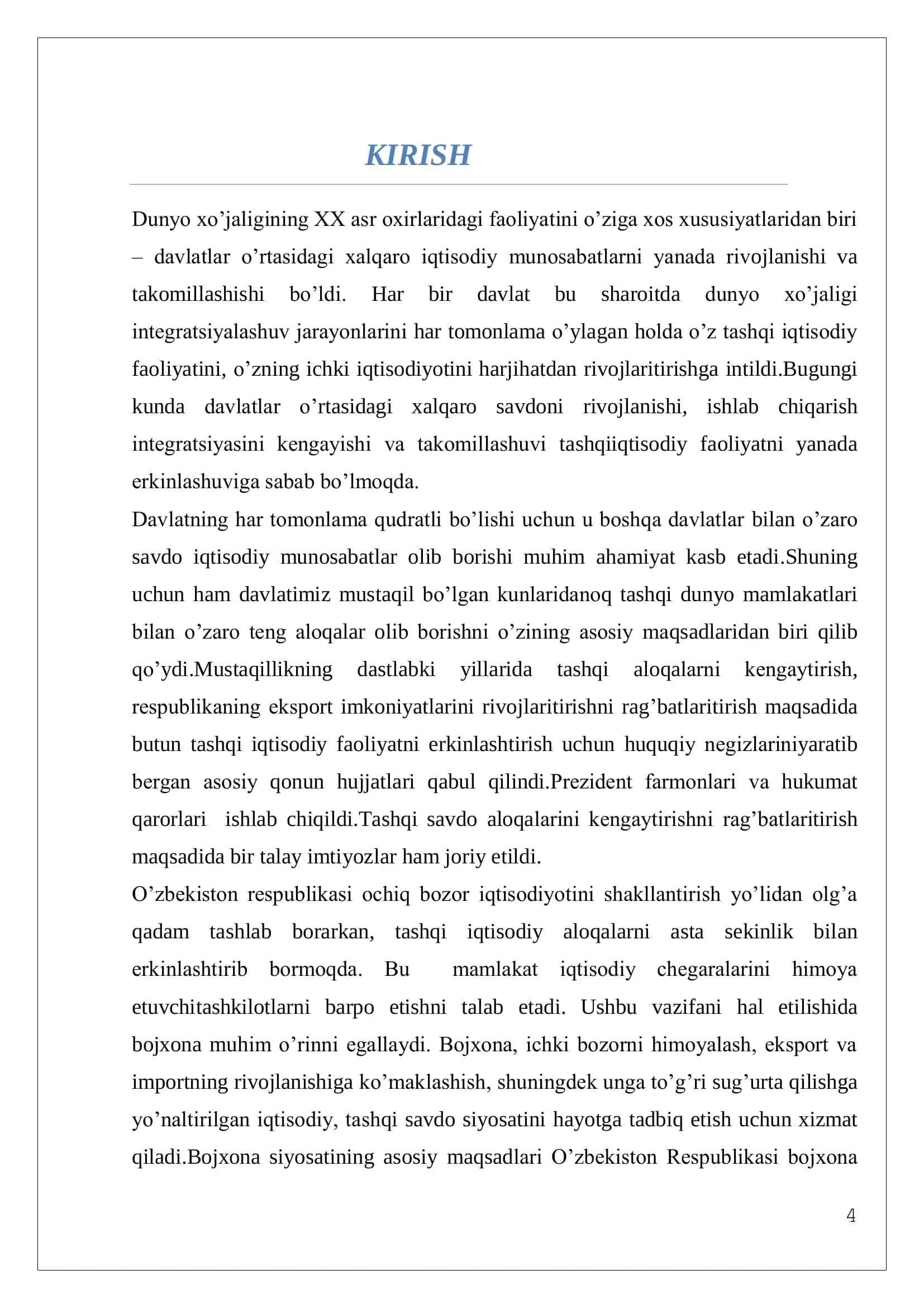 O’zbekistonning bojxona tizimi 3