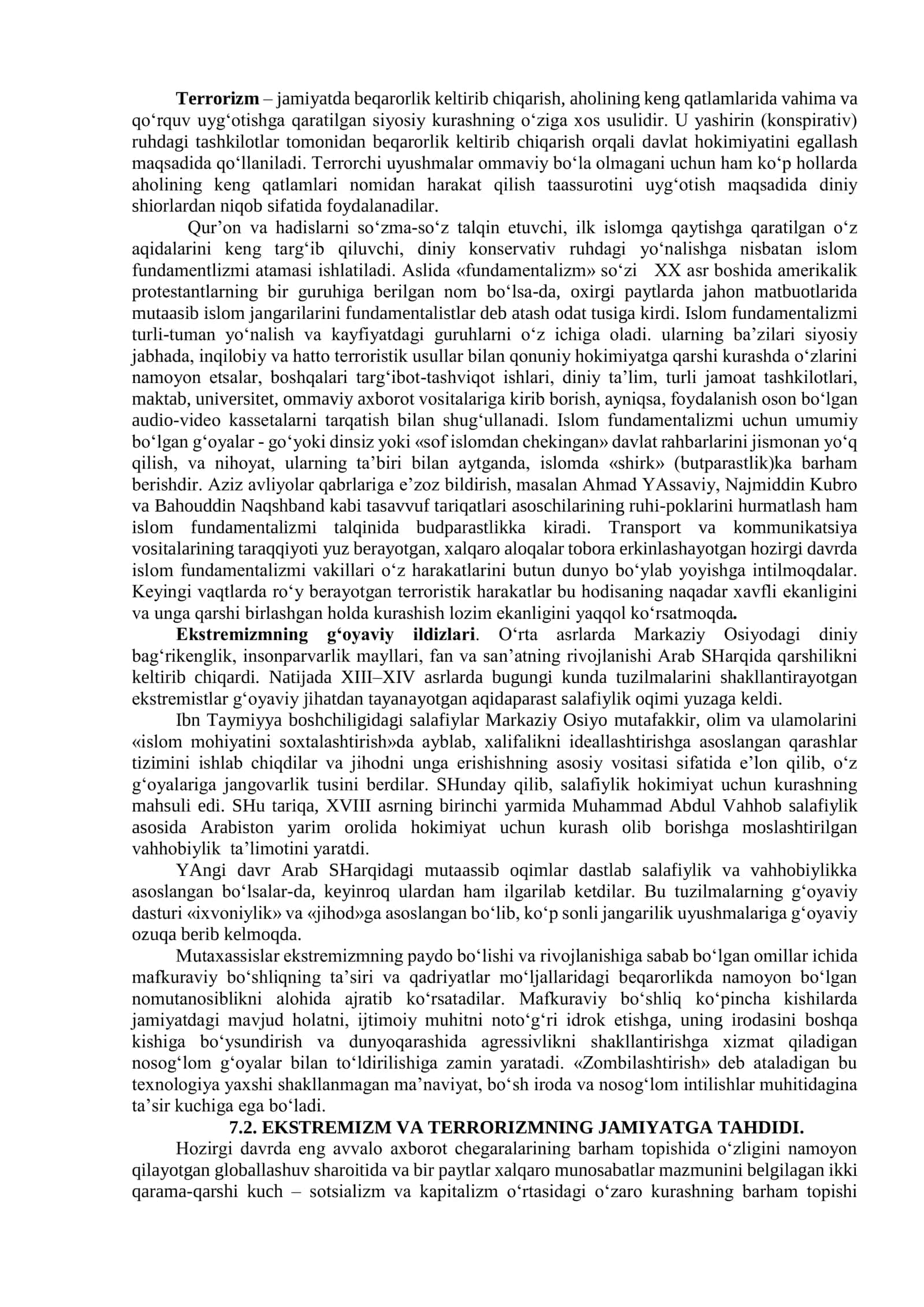 DINIY EKSTREMIZM VA TERRORIZM: MAFKURA VA AMALIYOT, QARSHI KURASH STRATEGIYASI 3