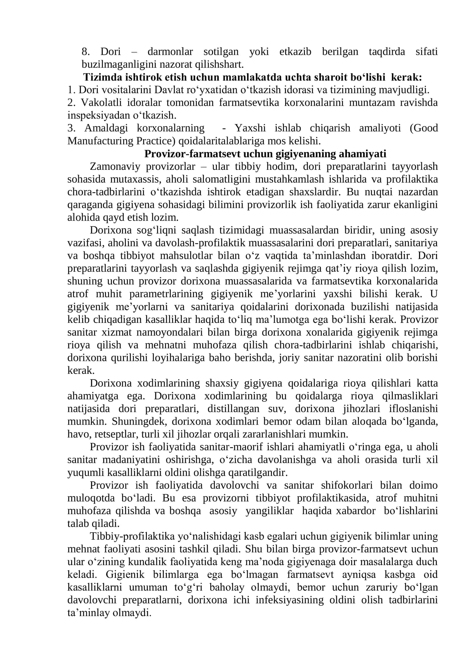 Gigiyena fanining maqsadi va vazifalari 3